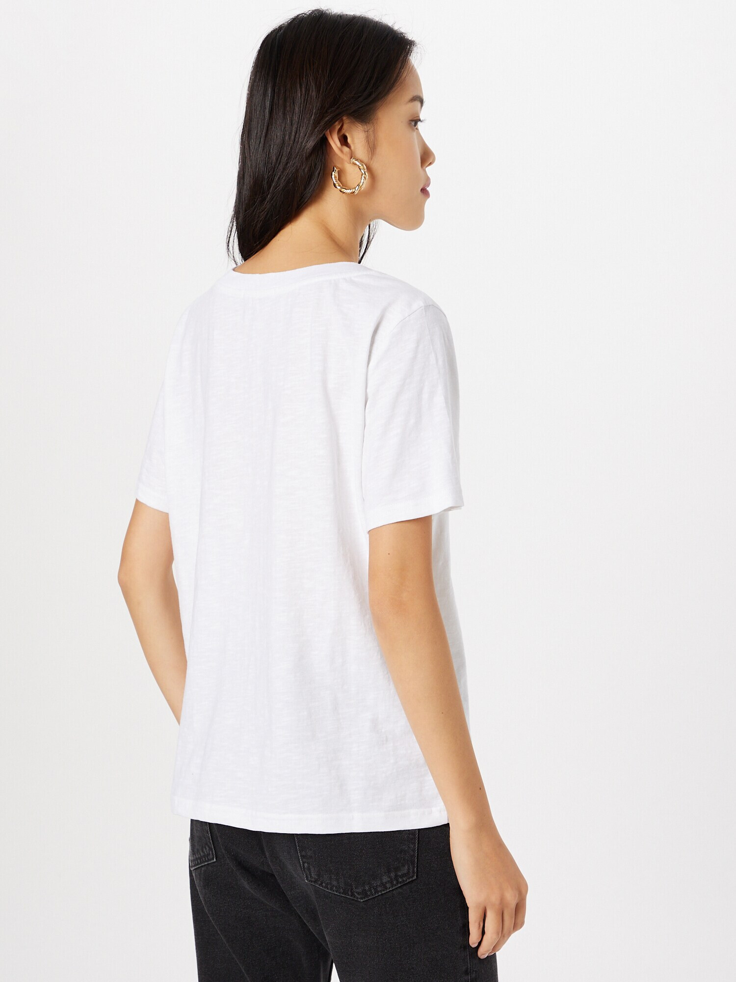 Coster Copenhagen Tricou bej deschis / albastru noapte / corai / roz / alb - Pled.ro