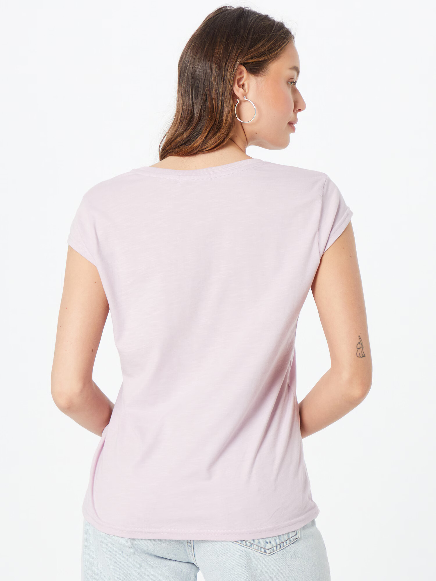 Coster Copenhagen Tricou gri metalic / mov lavandă / rosé / argintiu / alb - Pled.ro