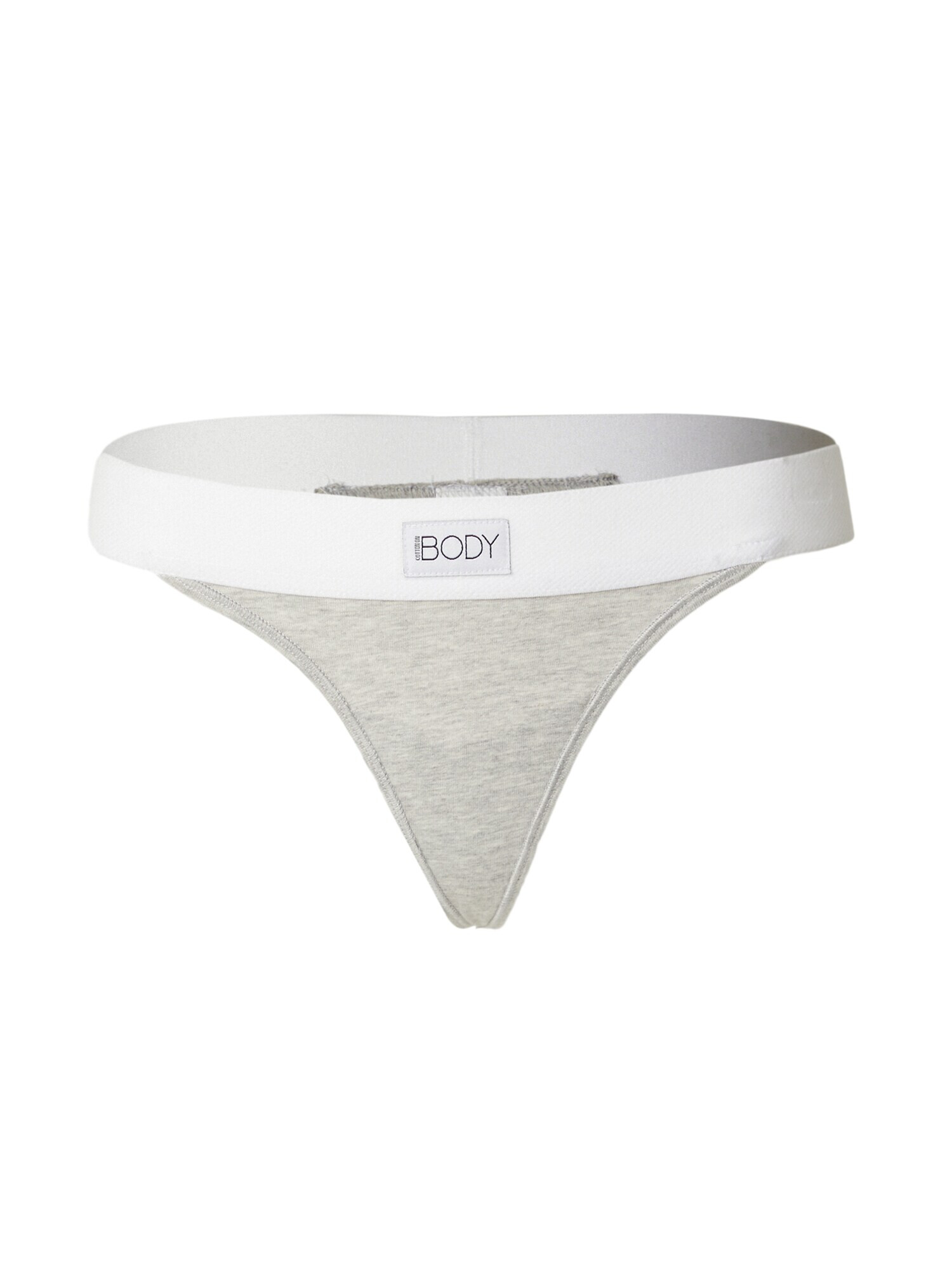 Cotton On Body Tanga gri deschis / alb - Pled.ro