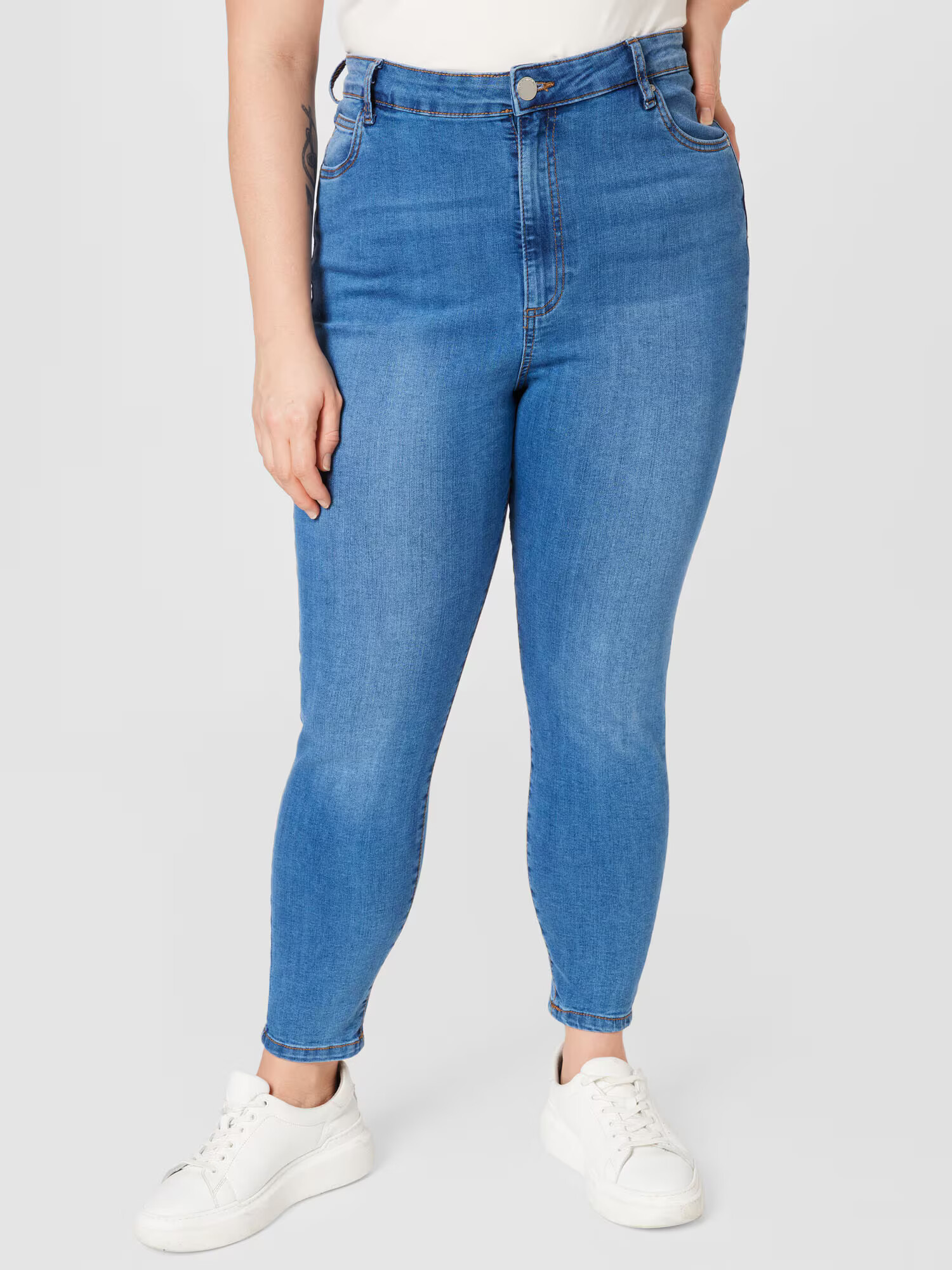 Cotton On Curve Jeans 'Adriana' albastru denim - Pled.ro