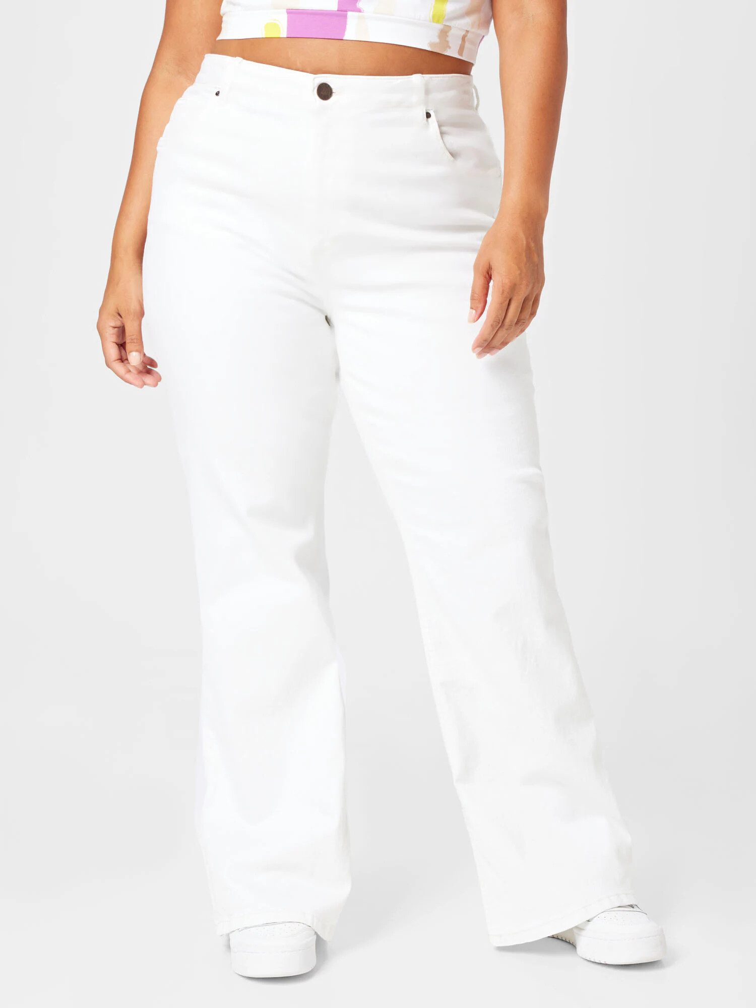 Cotton On Curve Jeans alb - Pled.ro