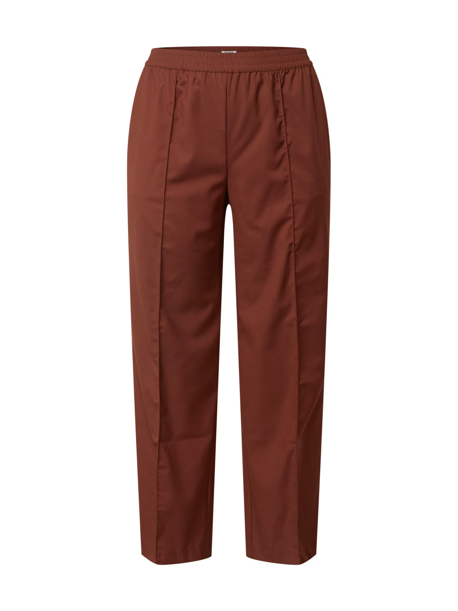 Cotton On Curve Pantaloni cu dungă maro caramel - Pled.ro