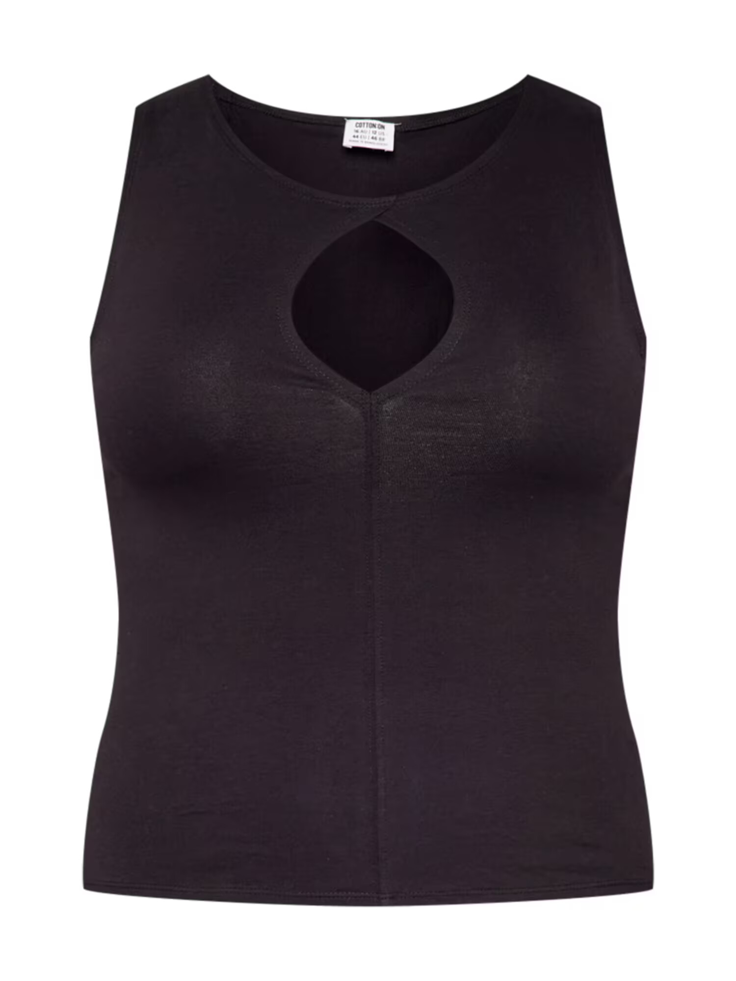 Cotton On Curve Top 'LARA' negru - Pled.ro