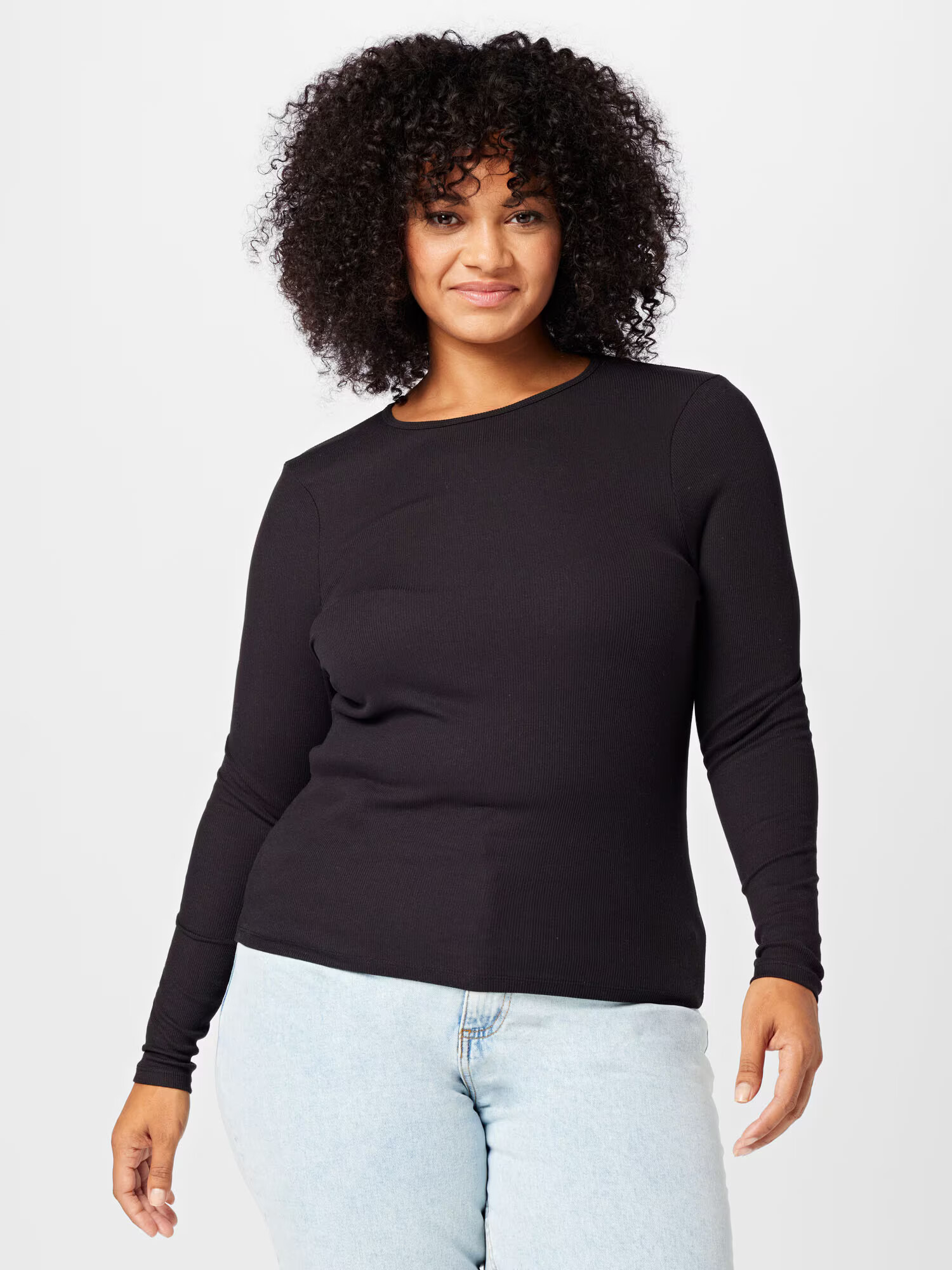 Cotton On Curve Tricou negru - Pled.ro