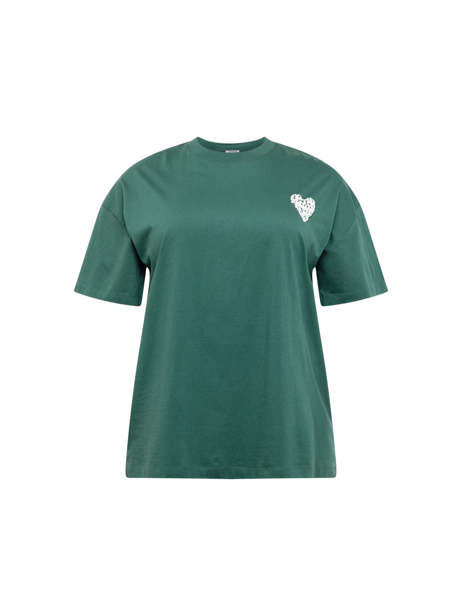 Cotton On Curve Tricou verde smarald / alb - Pled.ro