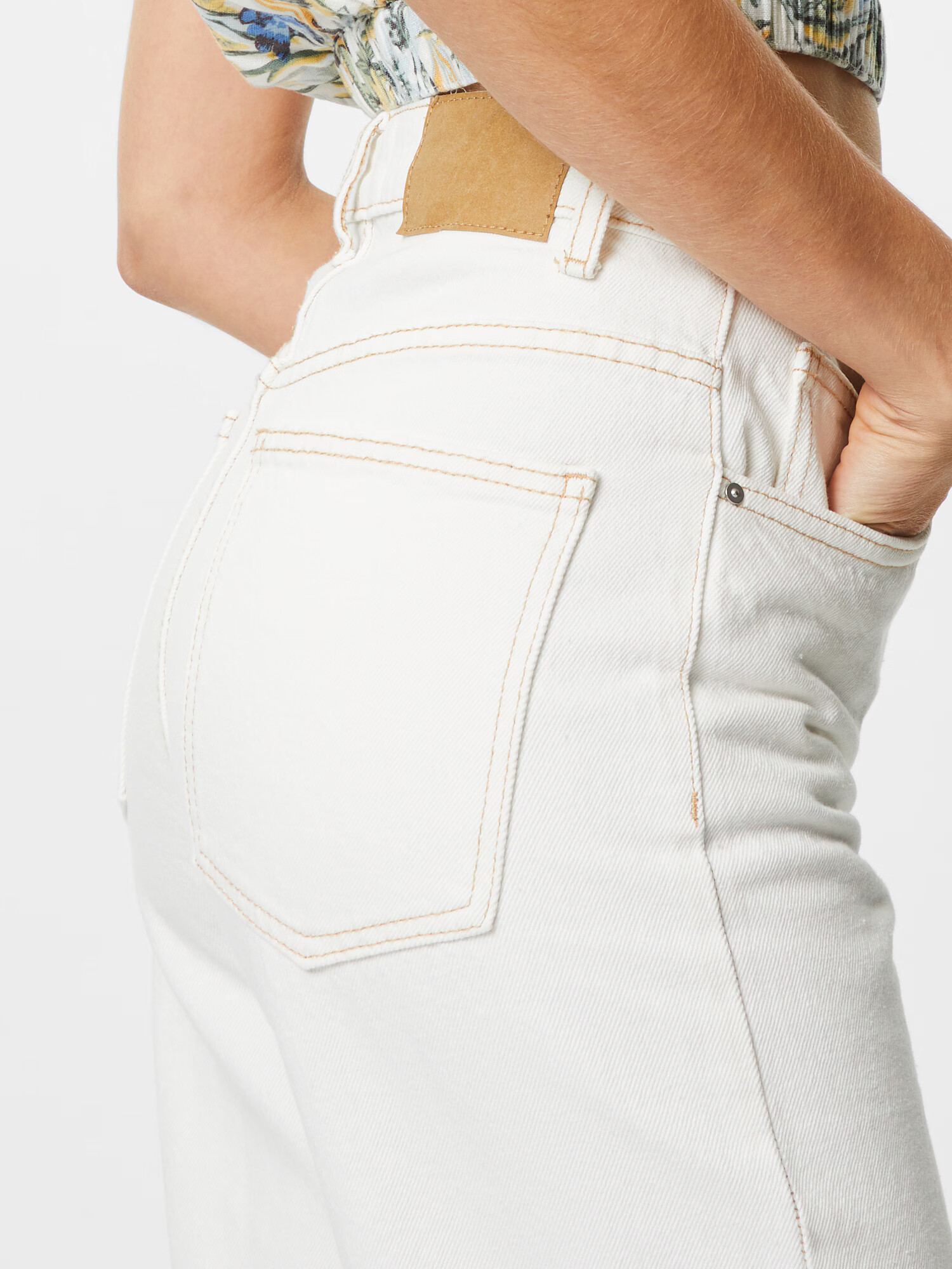 Cotton On Jeans alb denim - Pled.ro