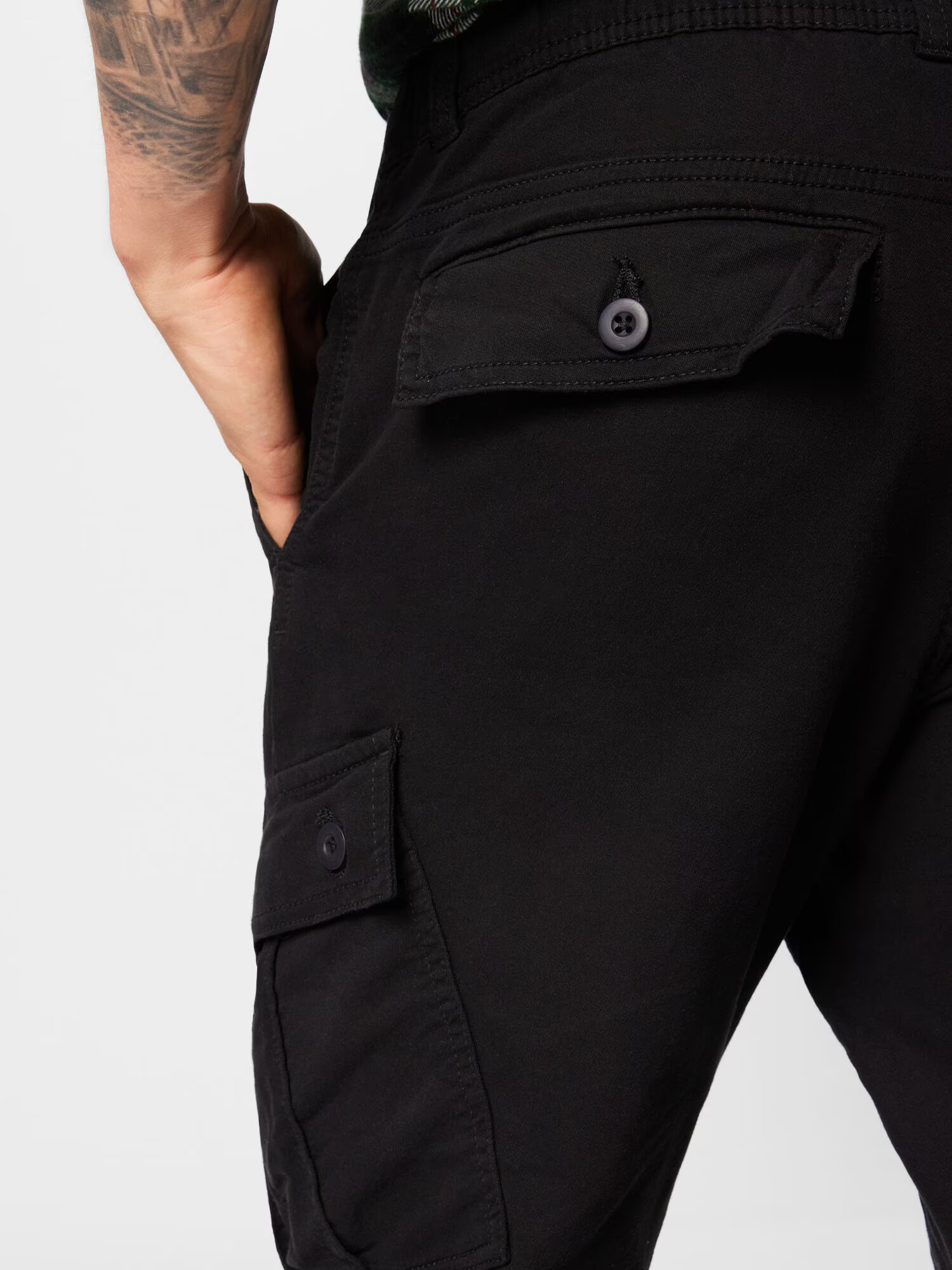 Cotton On Pantaloni cu buzunare negru - Pled.ro