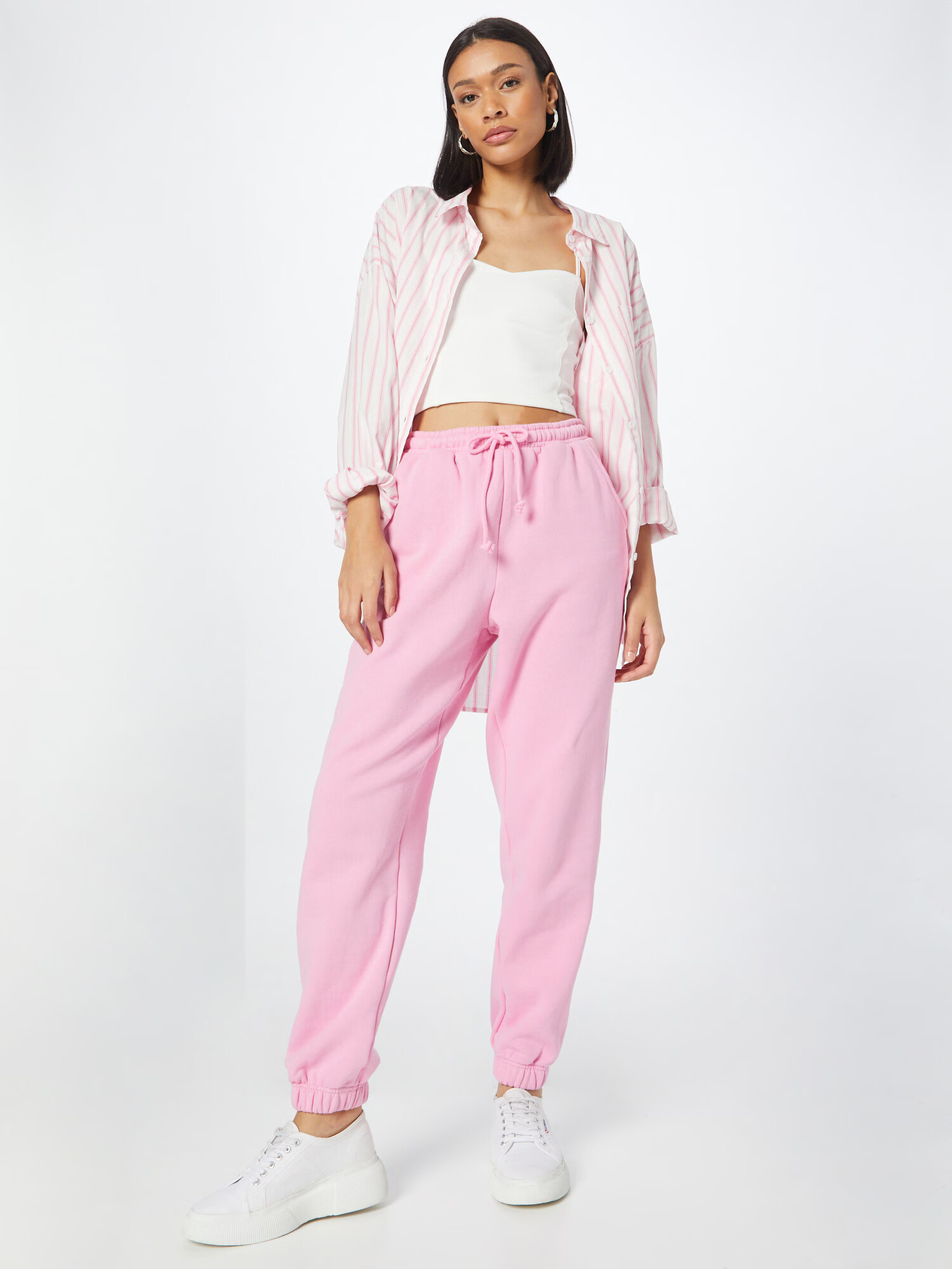 Cotton On Pantaloni roz deschis - Pled.ro