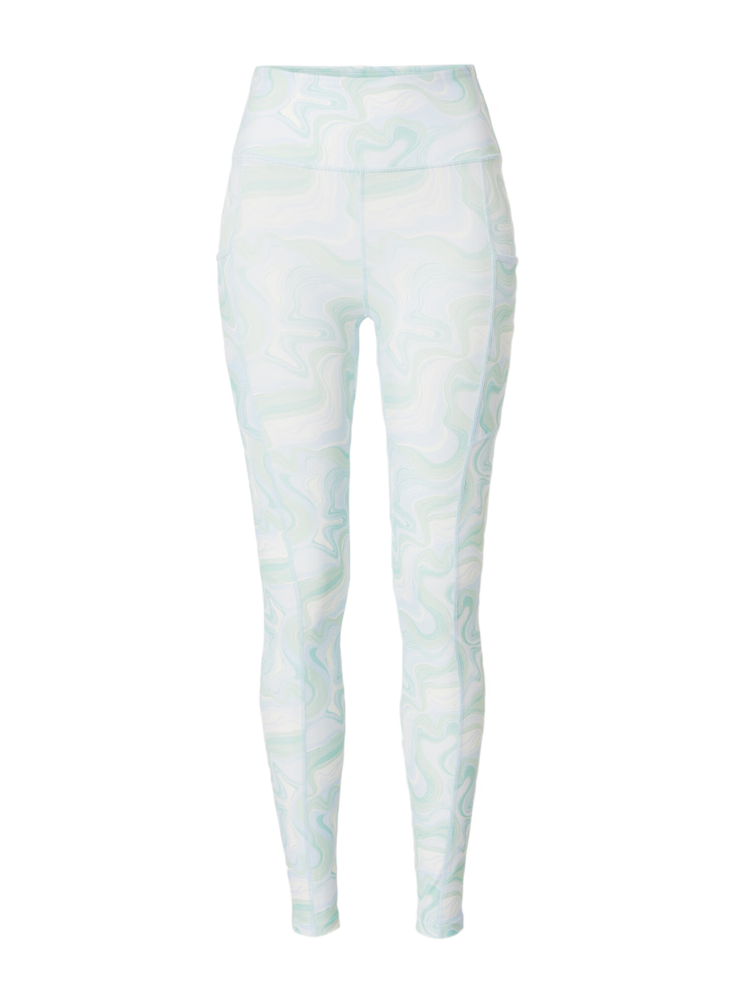 Cotton On Pantaloni sport gri deschis / verde pastel / alb - Pled.ro