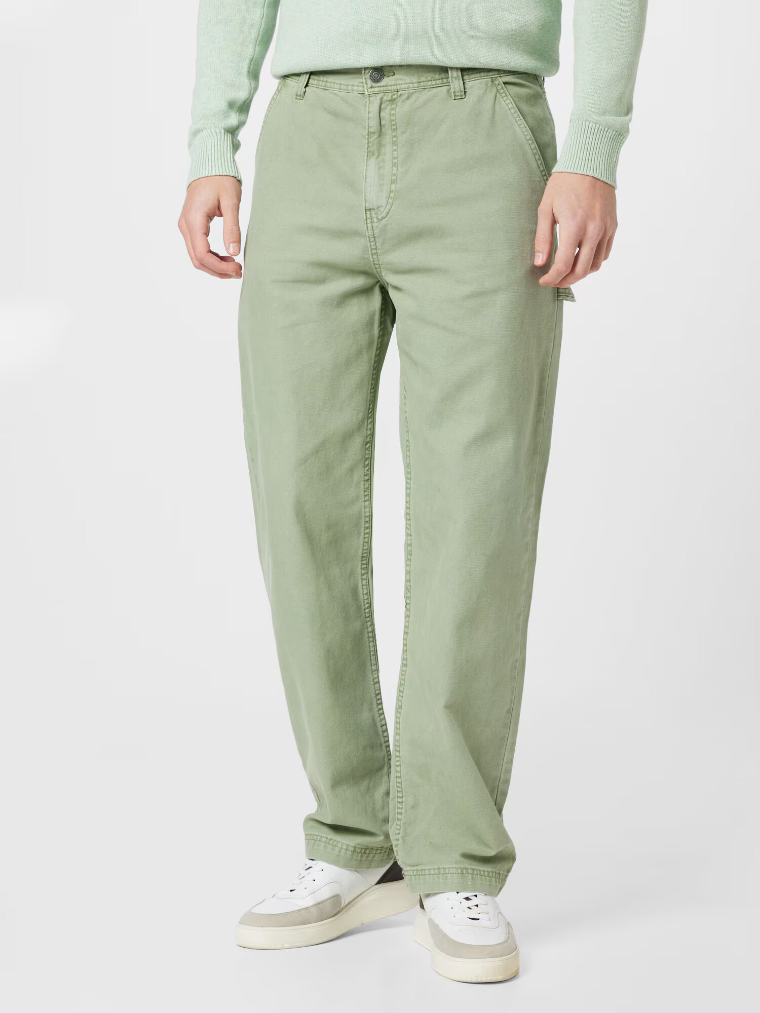 Cotton On Pantaloni cu buzunare verde - Pled.ro