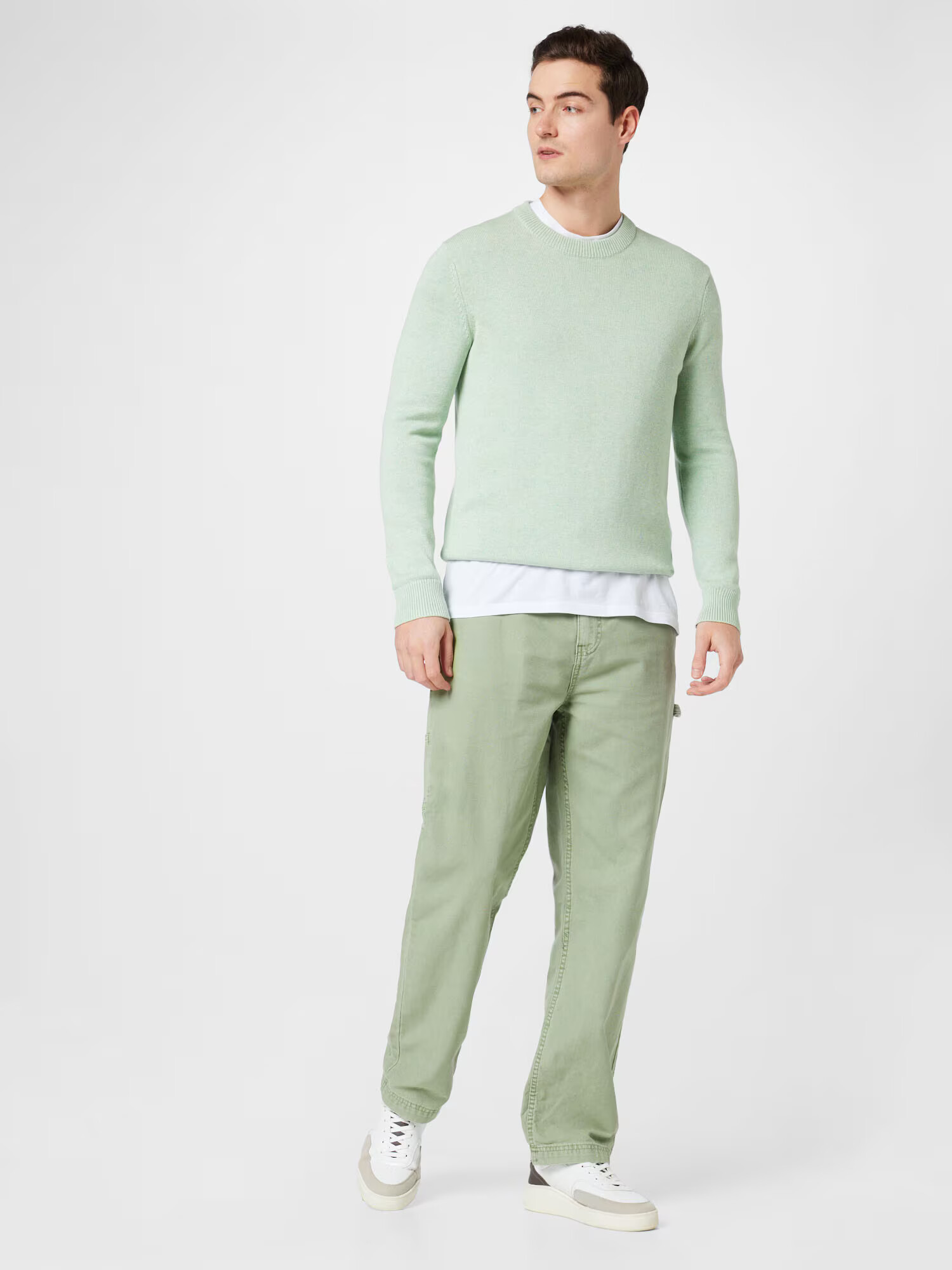 Cotton On Pantaloni cu buzunare verde - Pled.ro