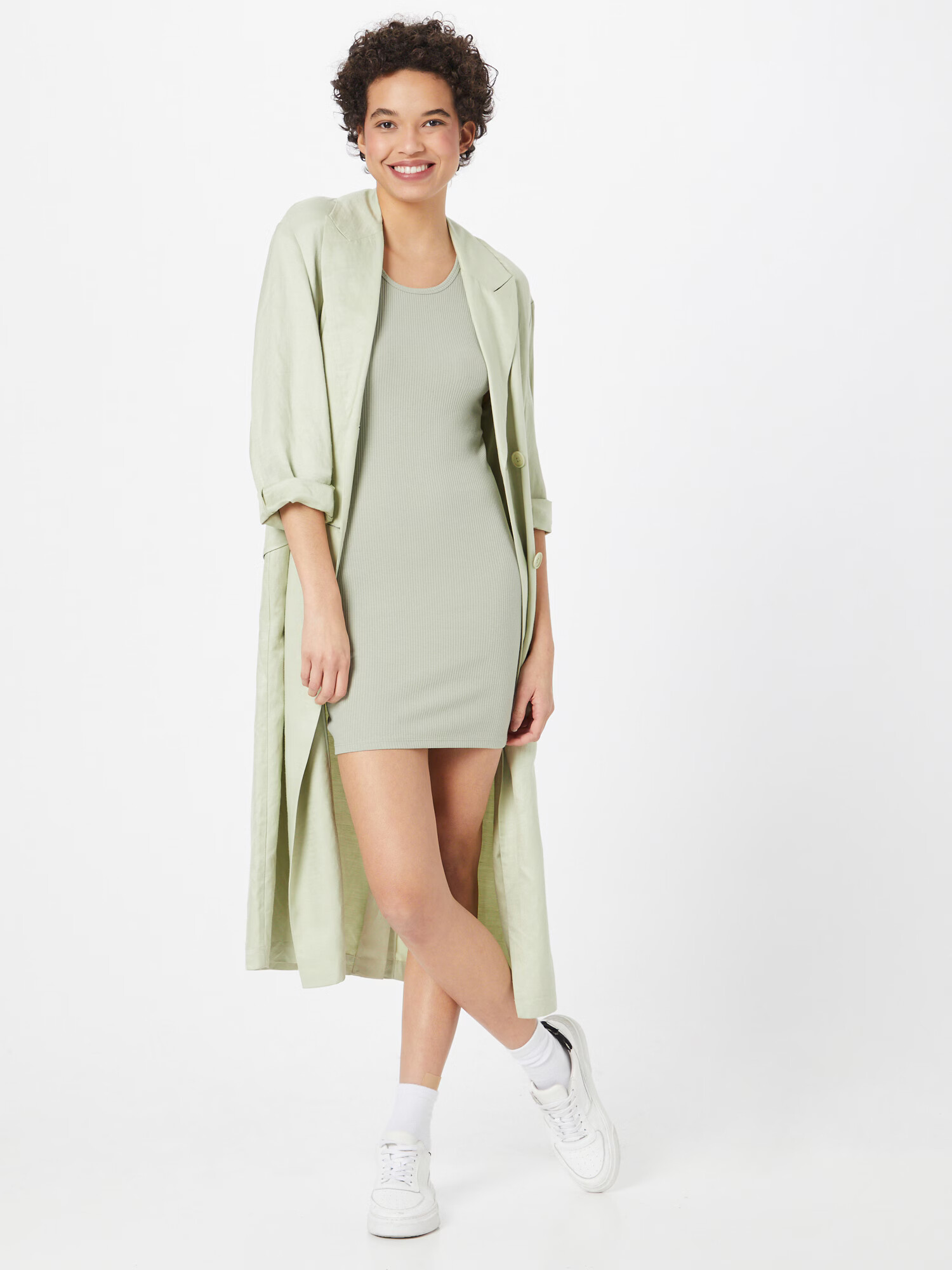 Cotton On Rochie de vară 'EVA' verde pastel - Pled.ro