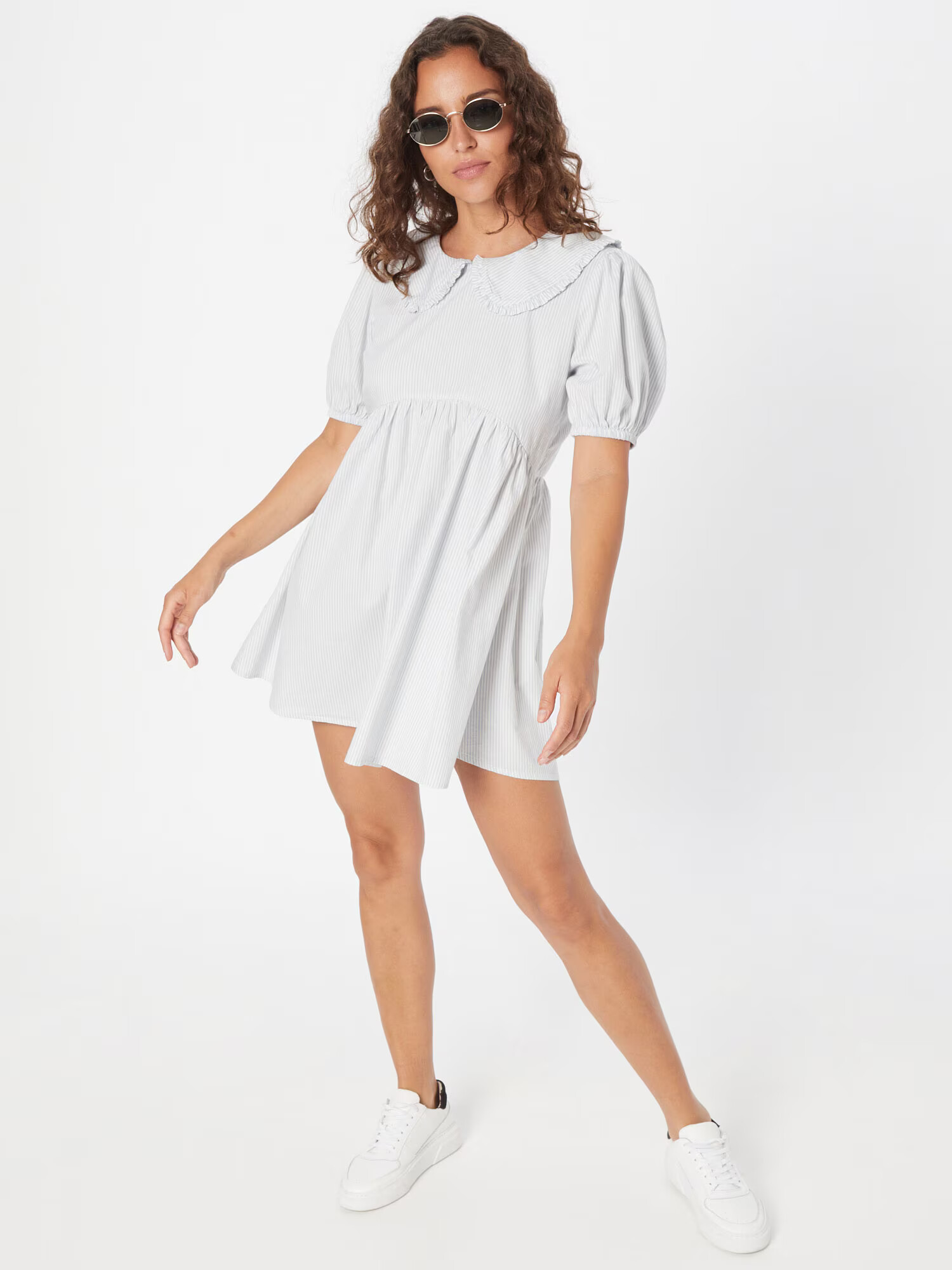 Cotton On Rochie 'JESSIE' azur / alb - Pled.ro