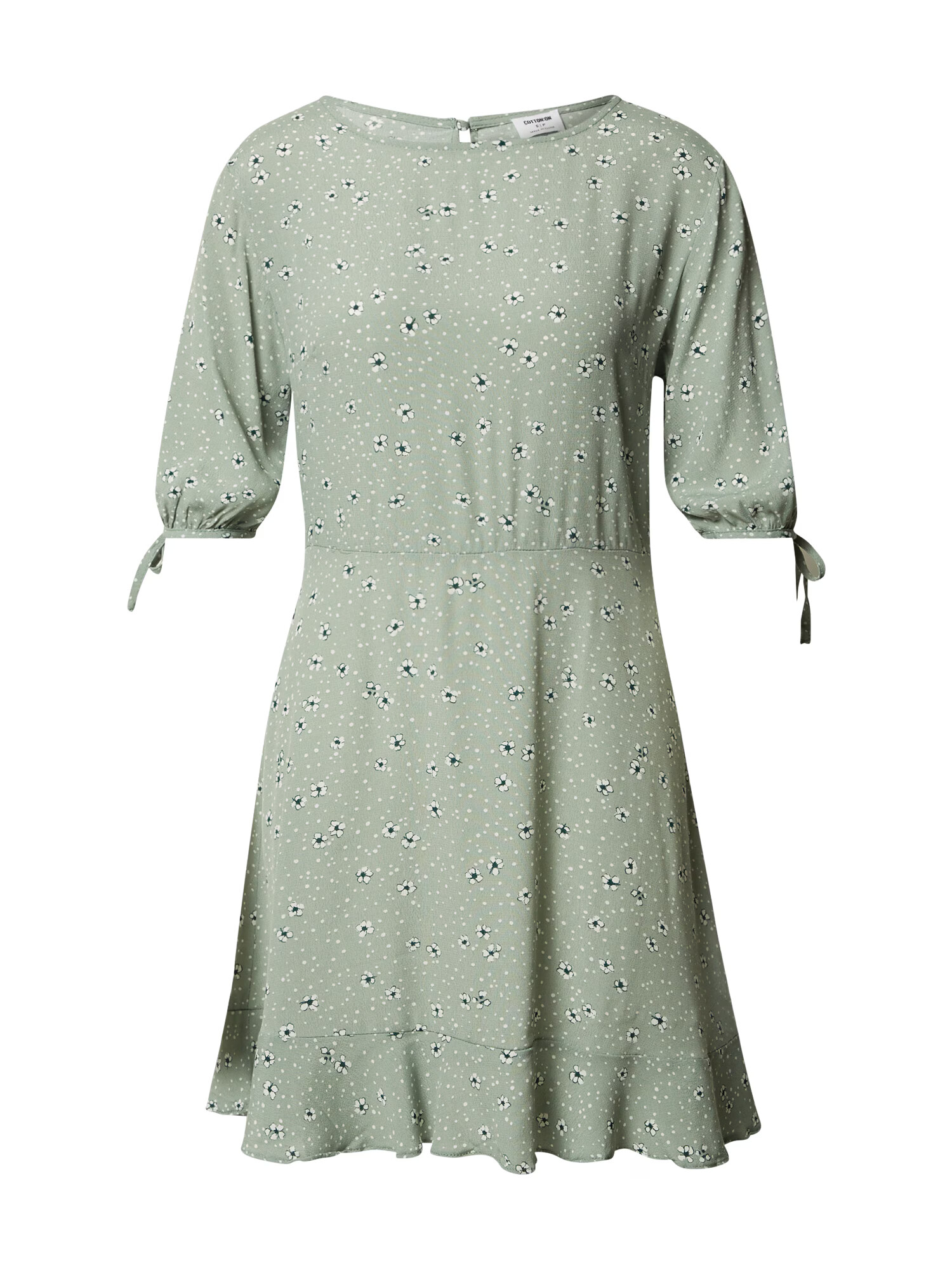 Cotton On Rochie 'Lucie' albastru / verde jad / alb - Pled.ro