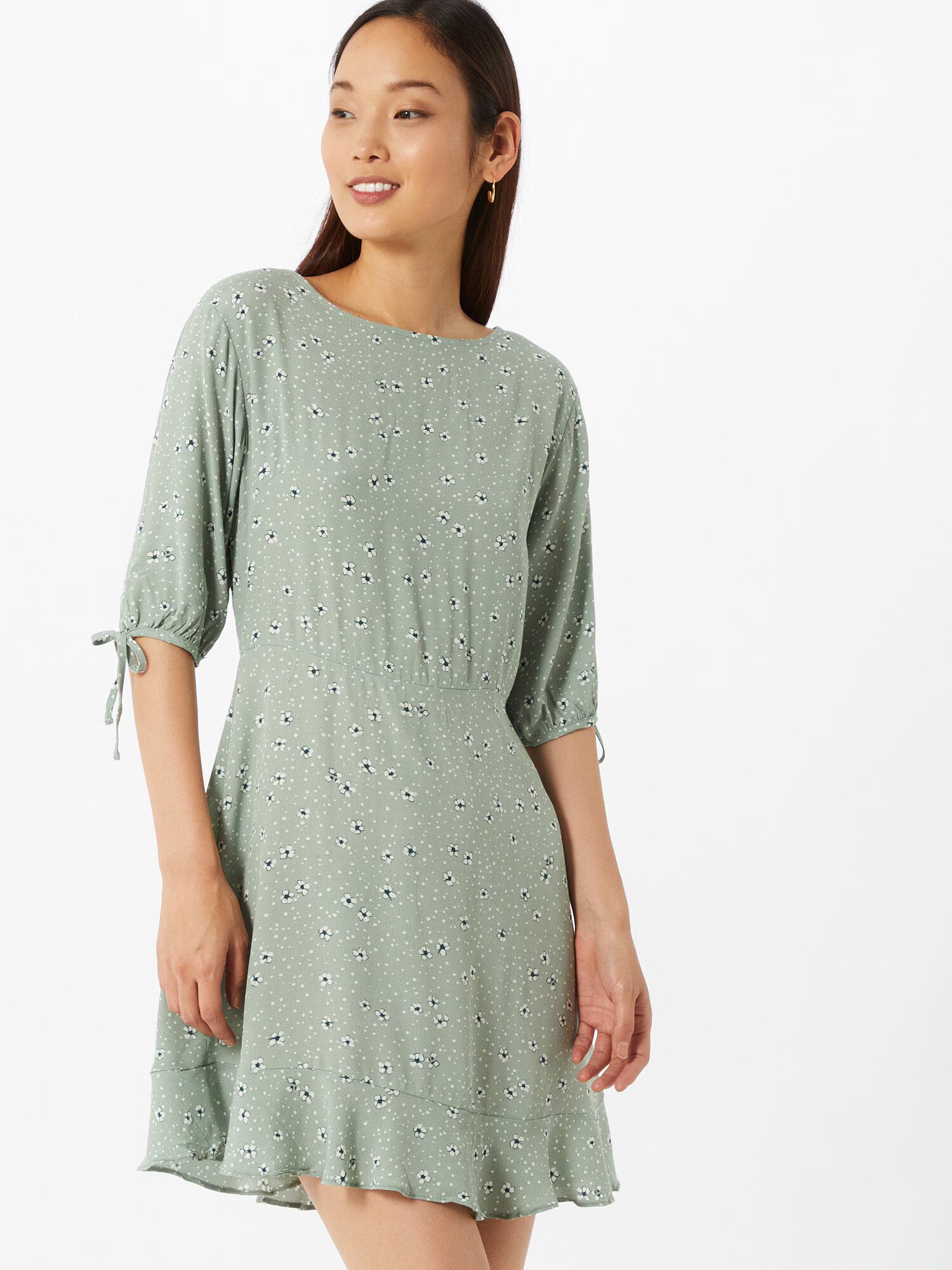 Cotton On Rochie 'Lucie' albastru / verde jad / alb - Pled.ro