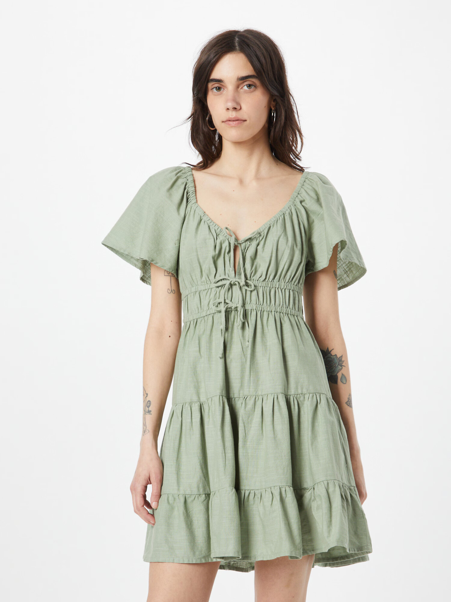 Cotton On Rochie 'Peyton' verde pastel - Pled.ro