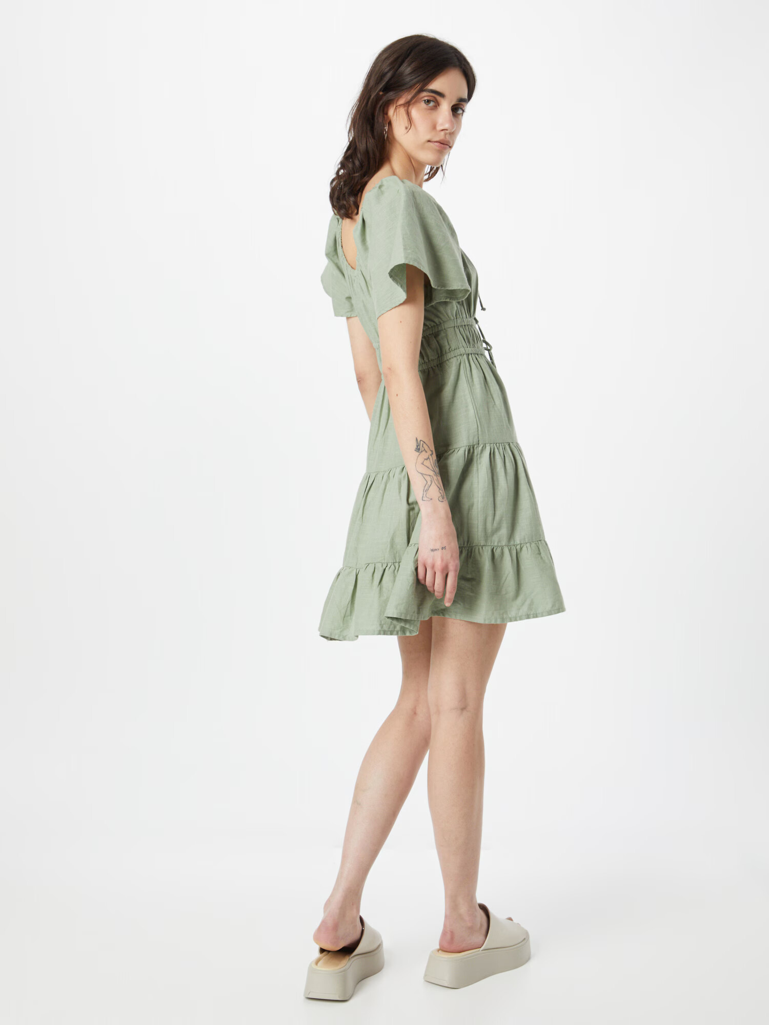 Cotton On Rochie 'Peyton' verde pastel - Pled.ro