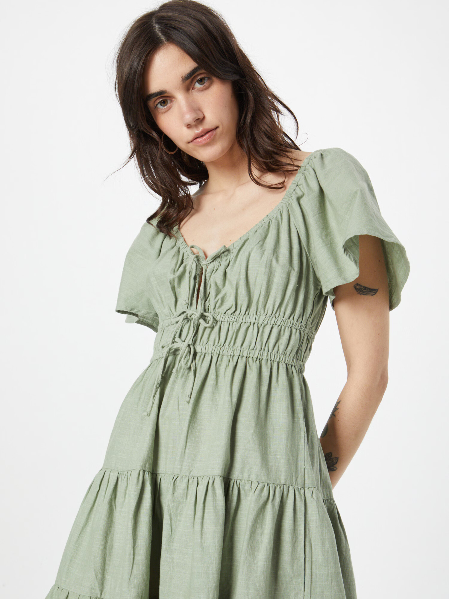 Cotton On Rochie 'Peyton' verde pastel - Pled.ro