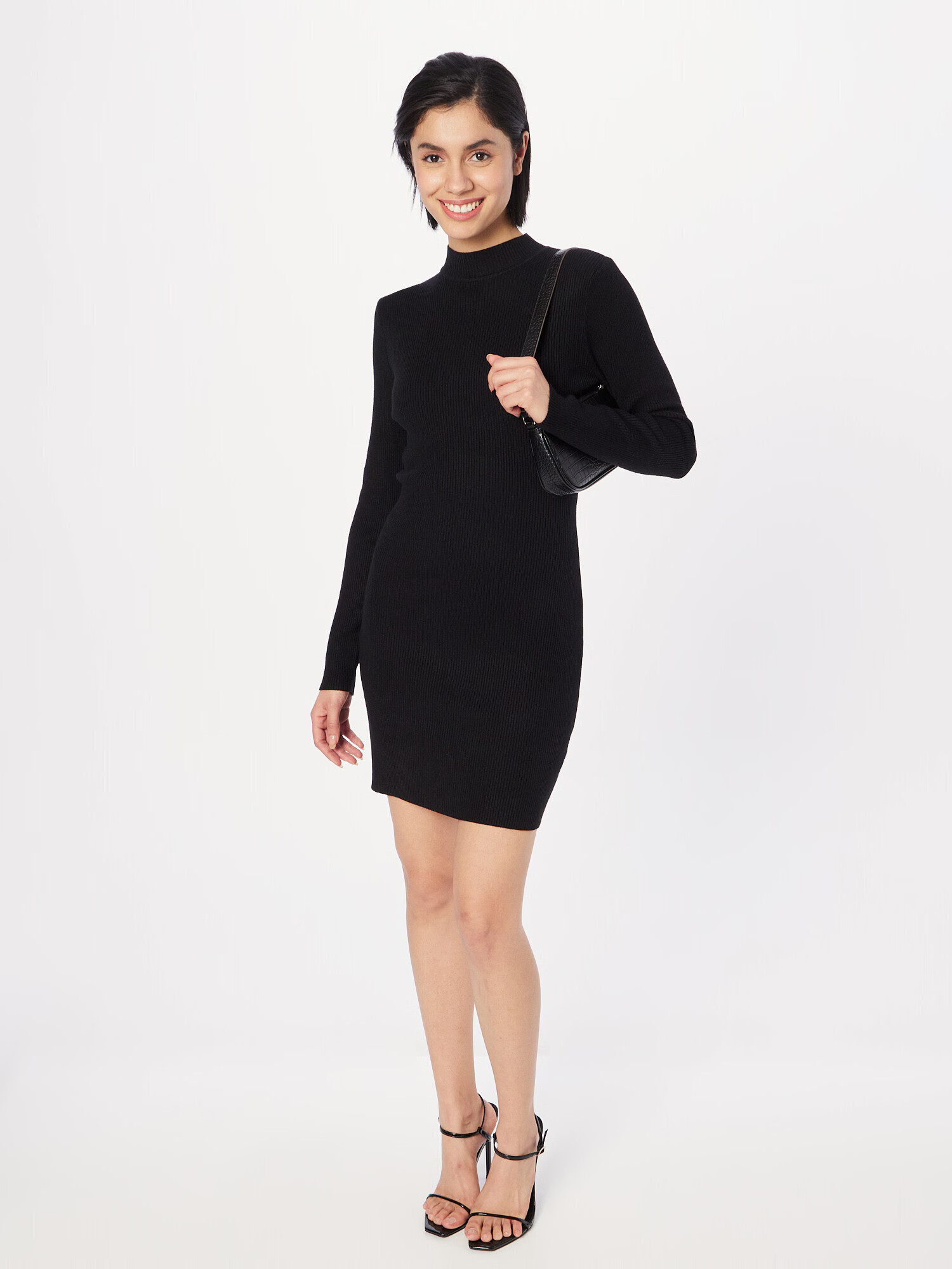 Cotton On Rochie tricotat negru - Pled.ro