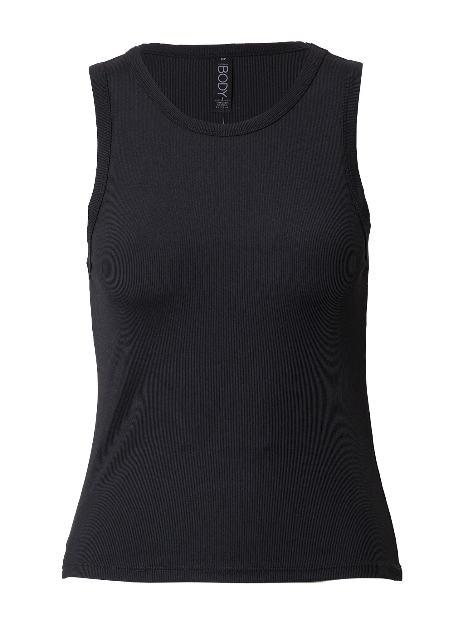 Cotton On Sport top negru / argintiu - Pled.ro