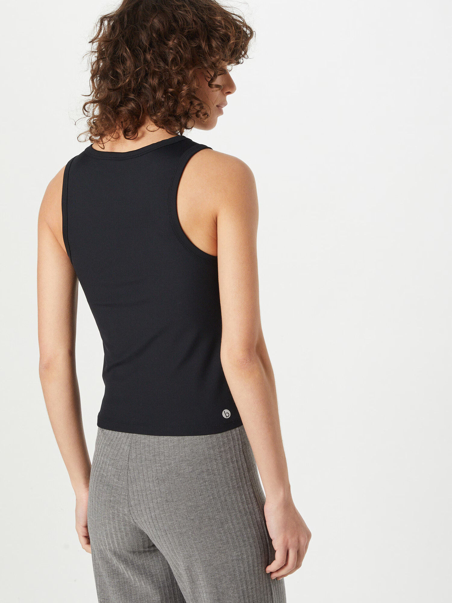 Cotton On Sport top negru / argintiu - Pled.ro