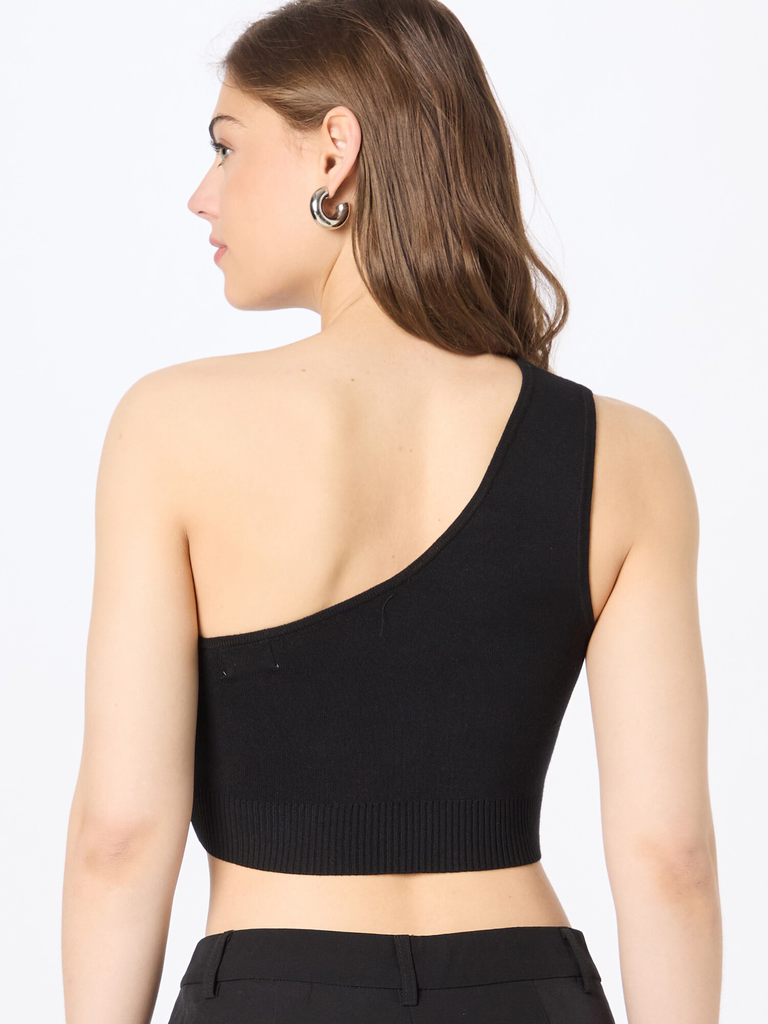 Cotton On Top brodat negru - Pled.ro