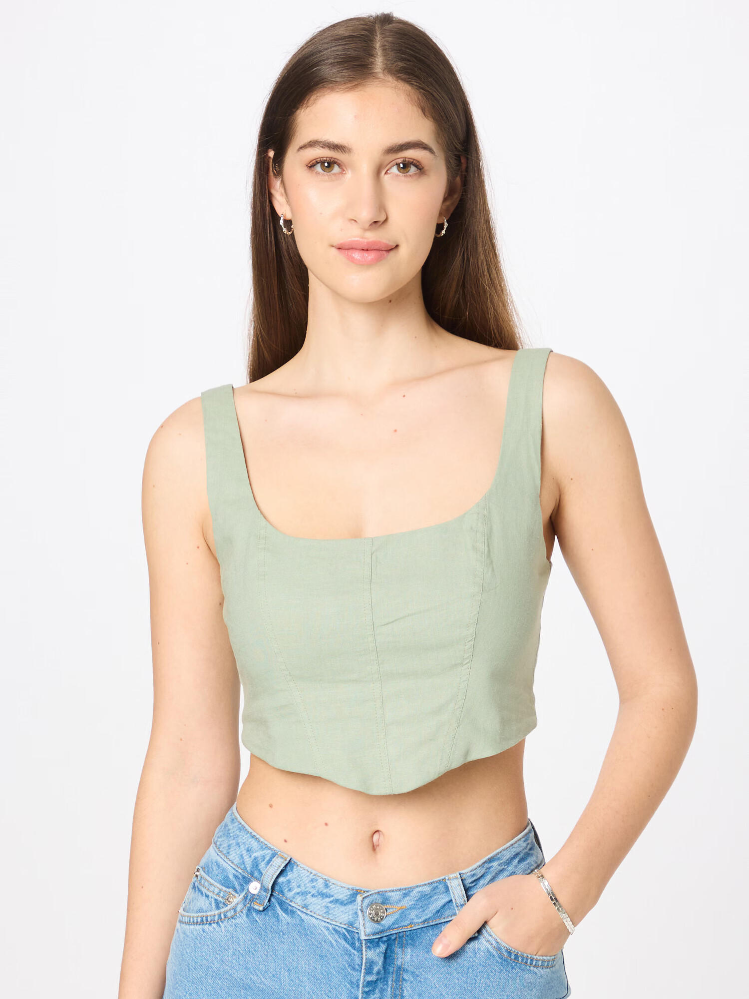 Cotton On Top verde pastel - Pled.ro