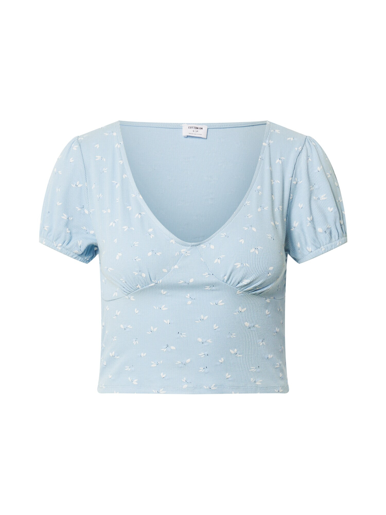 Cotton On Tricou 'ANNABELLE' albastru deschis / alb - Pled.ro