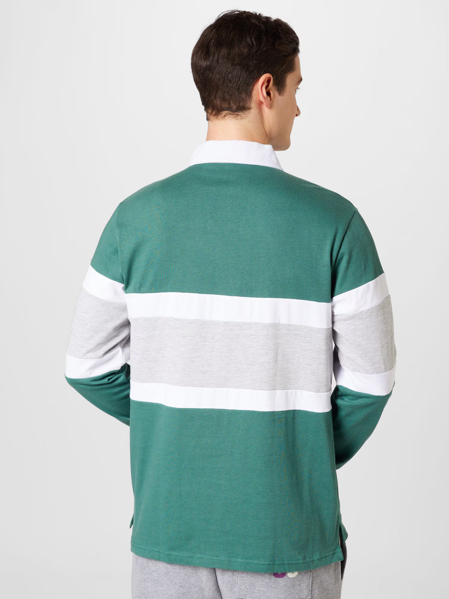 Cotton On Tricou gri / verde / alb - Pled.ro