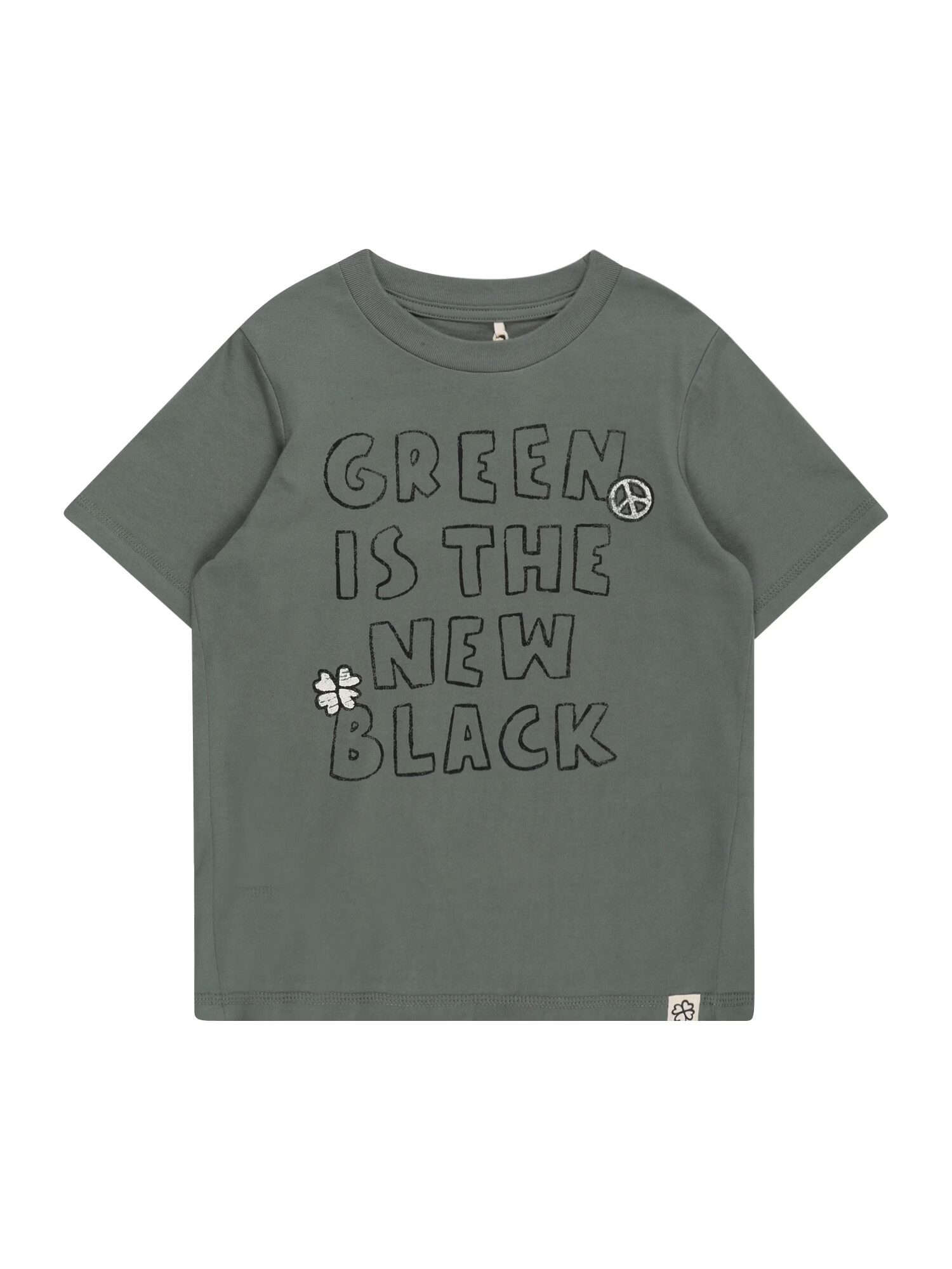 Cotton On Tricou oliv / negru / alb - Pled.ro