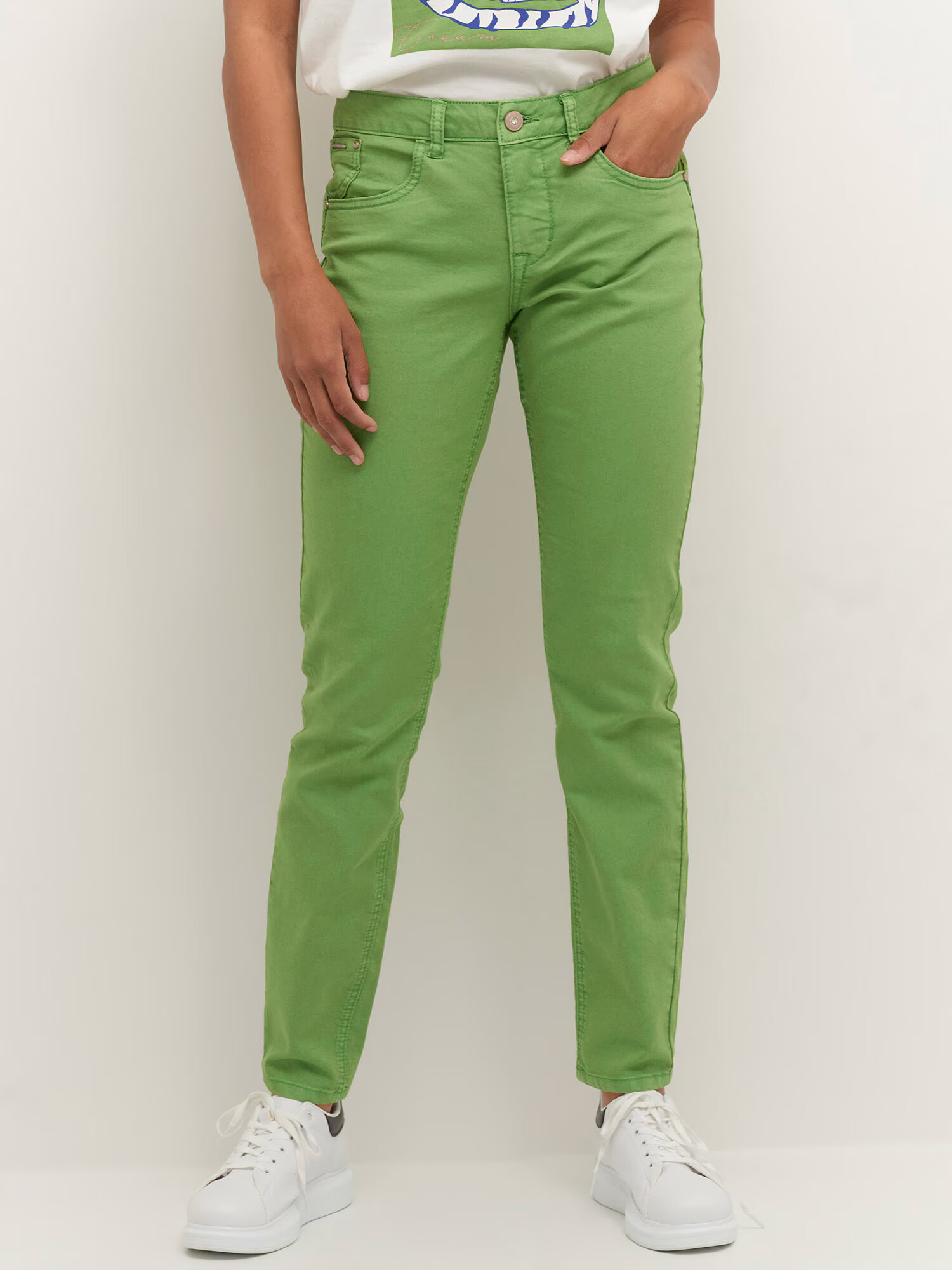 Cream Jeans 'Lotte' verde iarbă - Pled.ro