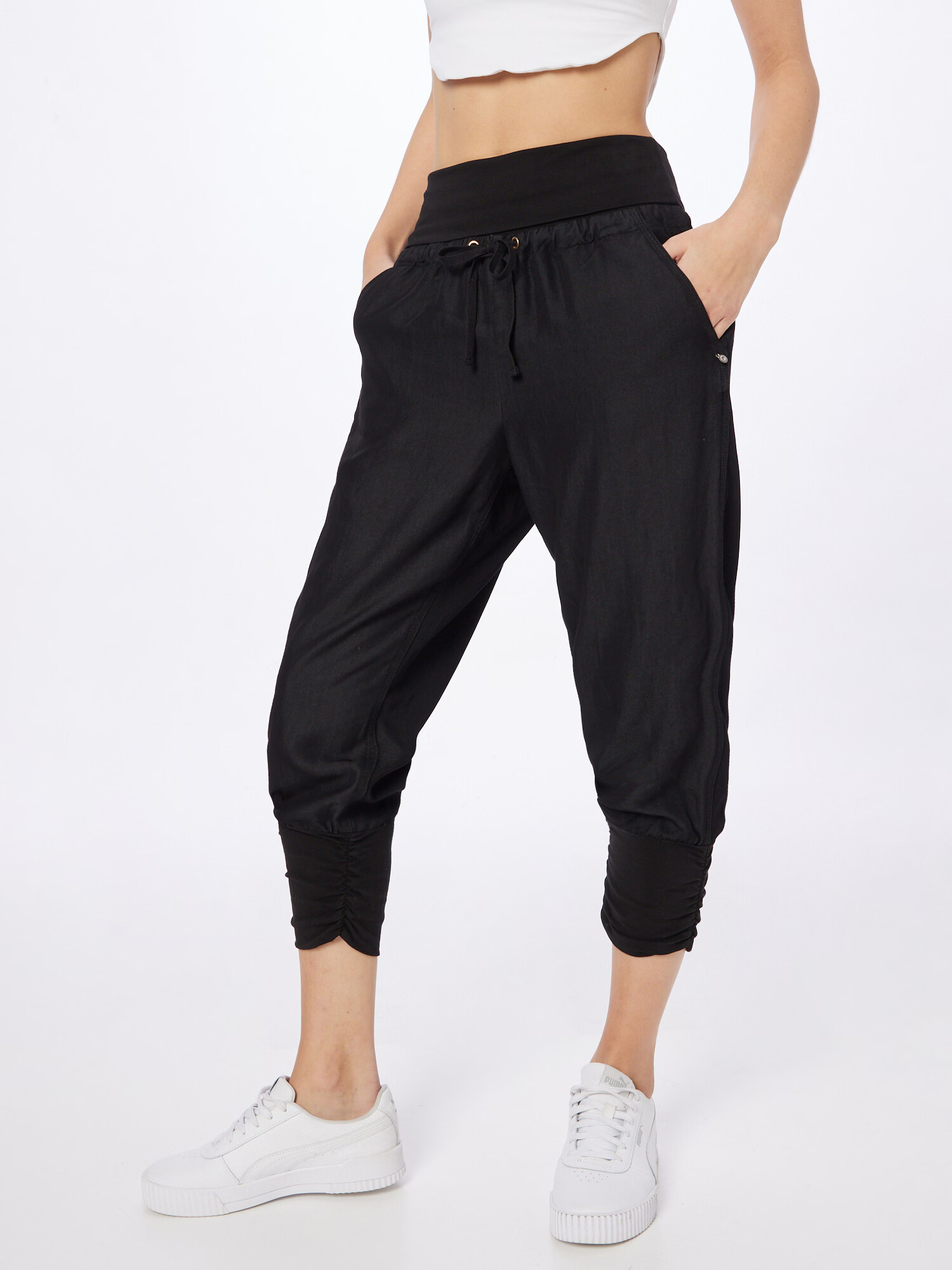 Cream Pantaloni negru - Pled.ro