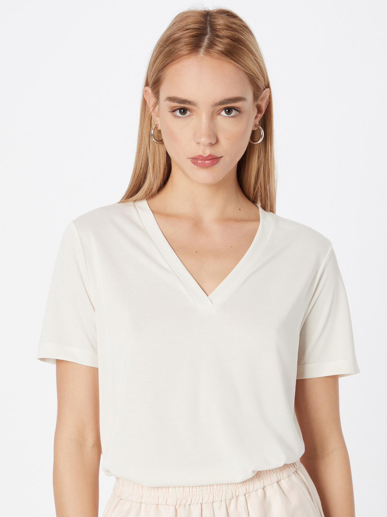 Cream Tricou bej - Pled.ro