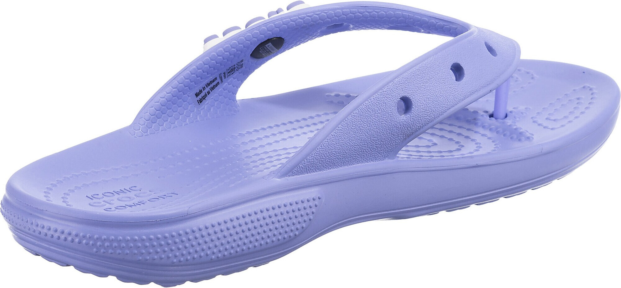 Crocs Flip-flops albastru violet / alb - Pled.ro