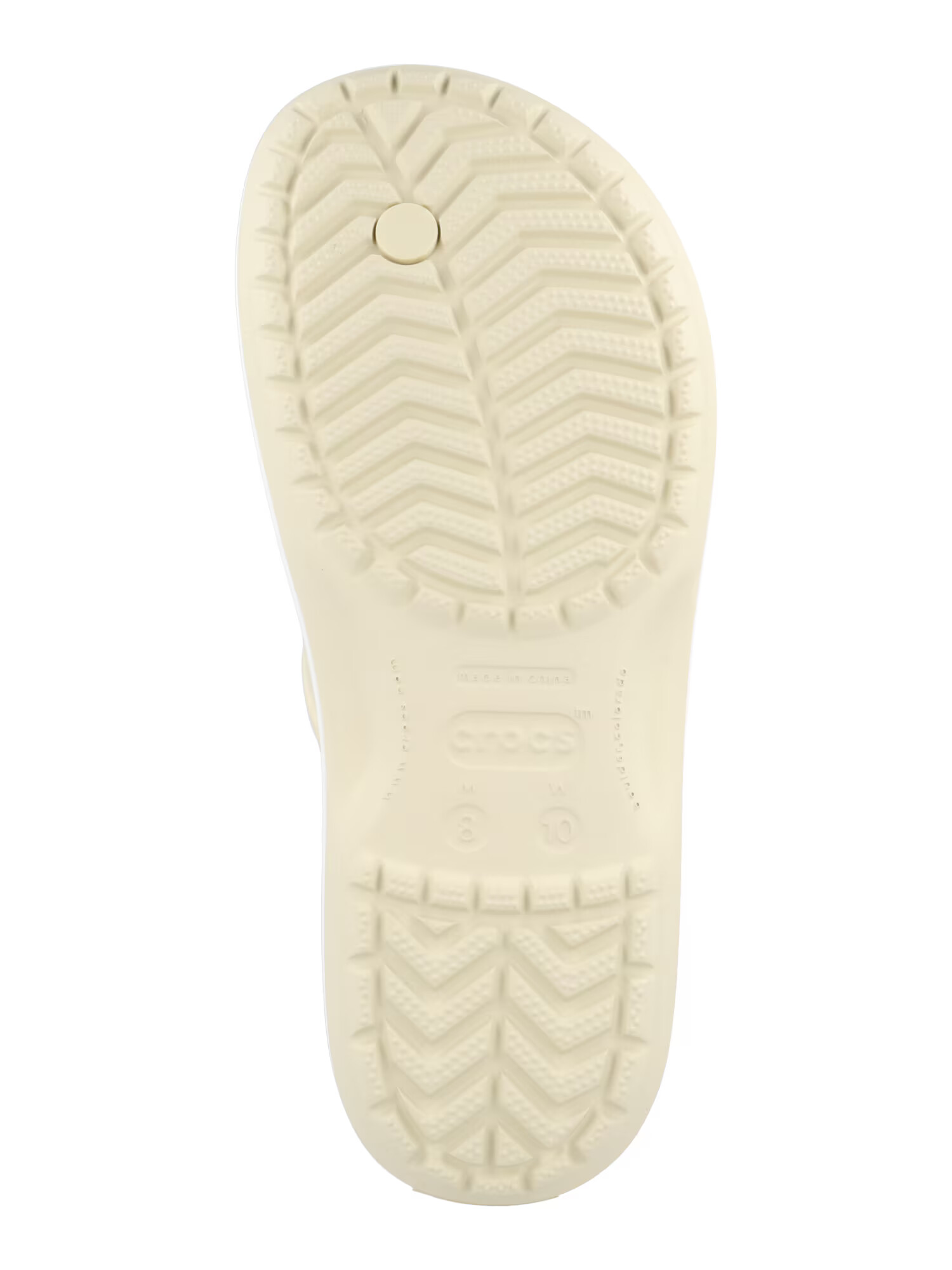 Crocs Flip-flops bej / alb - Pled.ro