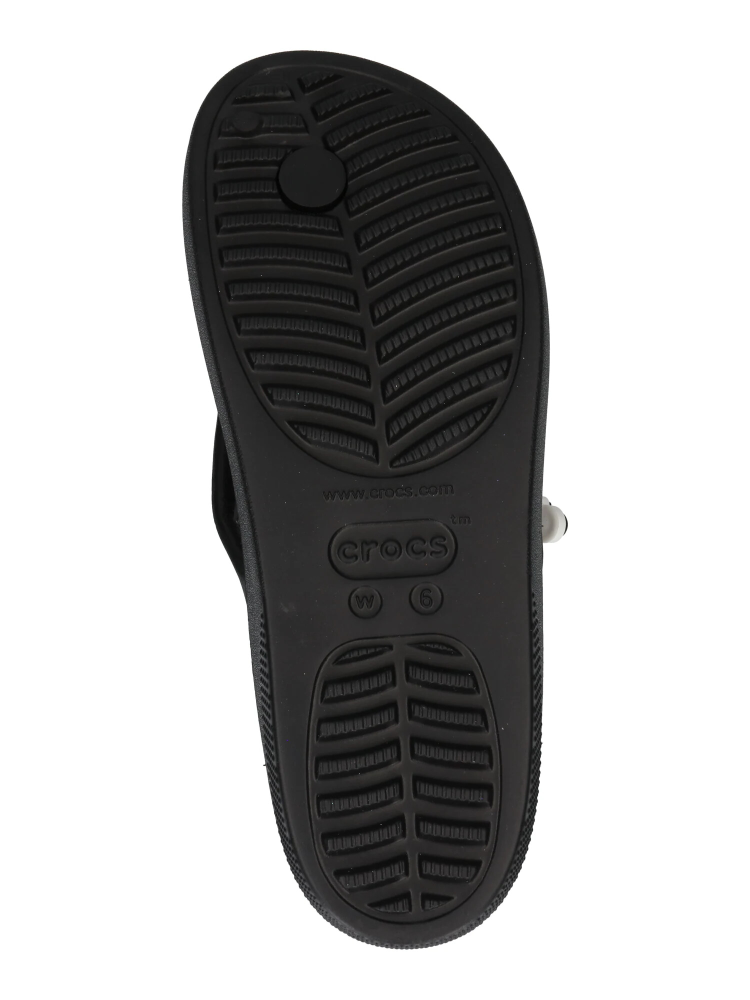 Crocs Flip-flops negru / alb - Pled.ro