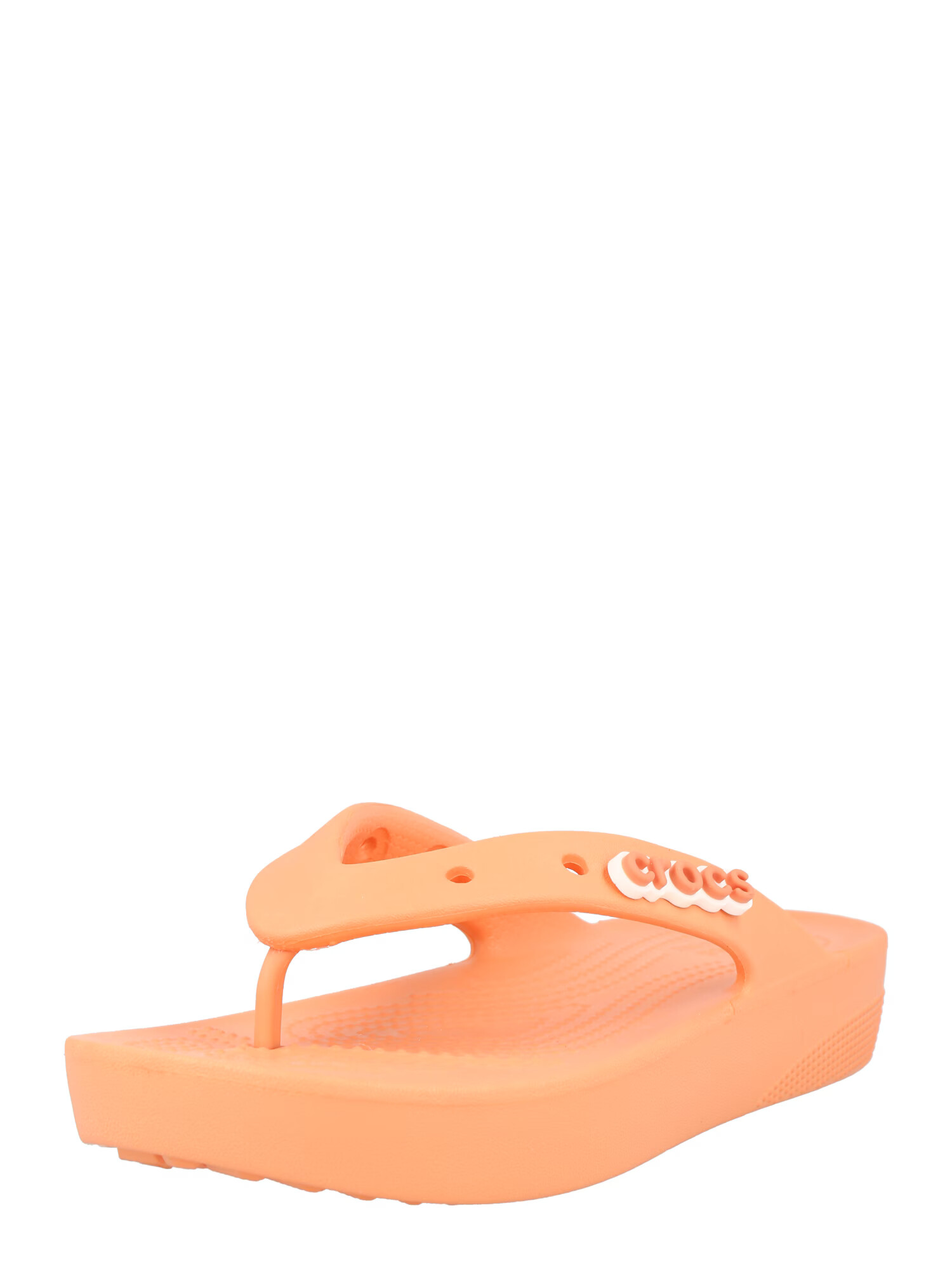 Crocs Flip-flops portocaliu / alb - Pled.ro