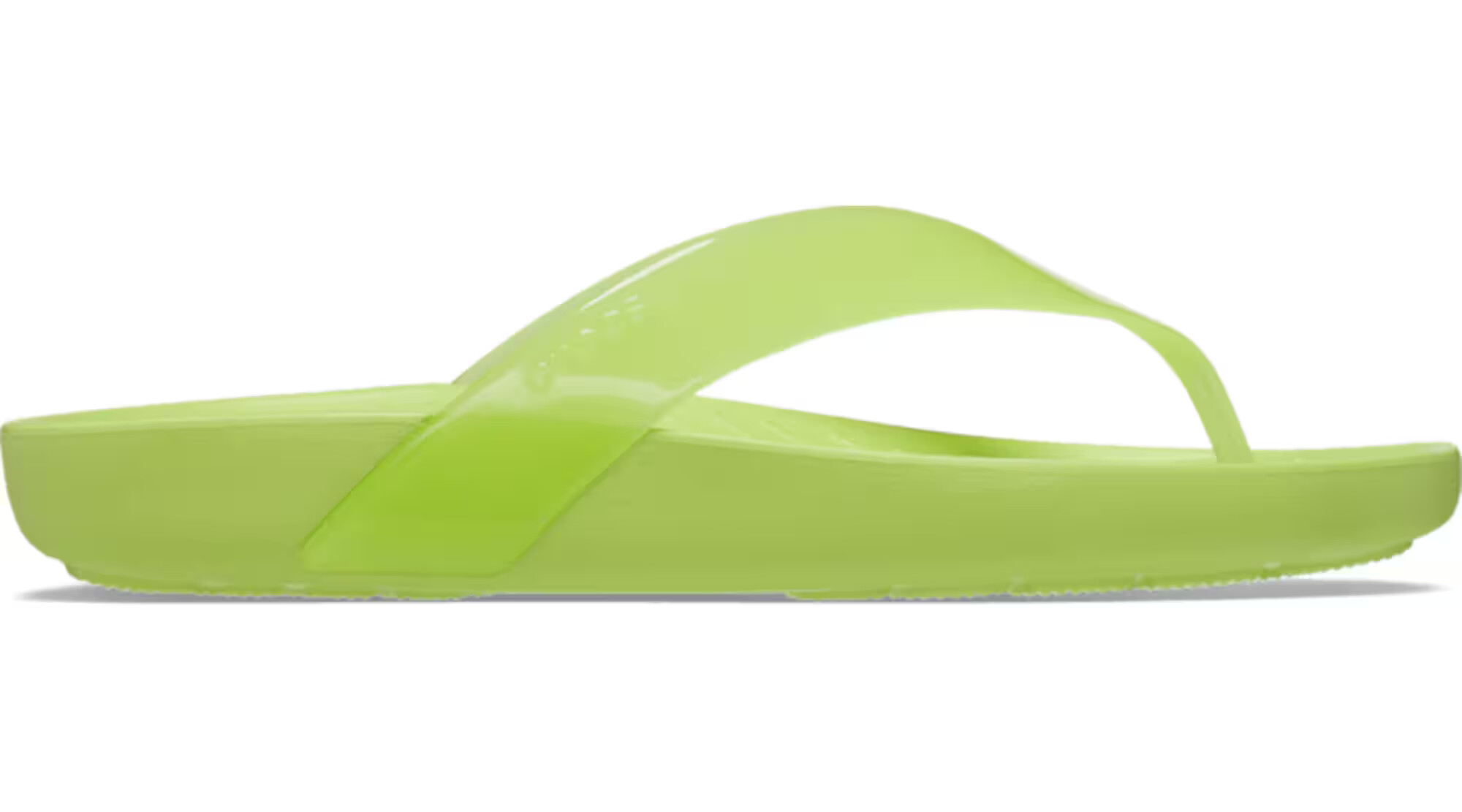 Crocs Flip-flops verde limetă - Pled.ro