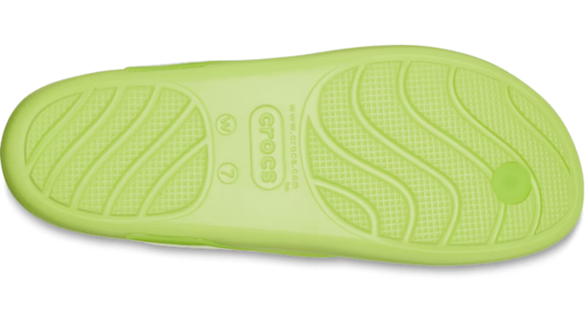 Crocs Flip-flops verde limetă - Pled.ro