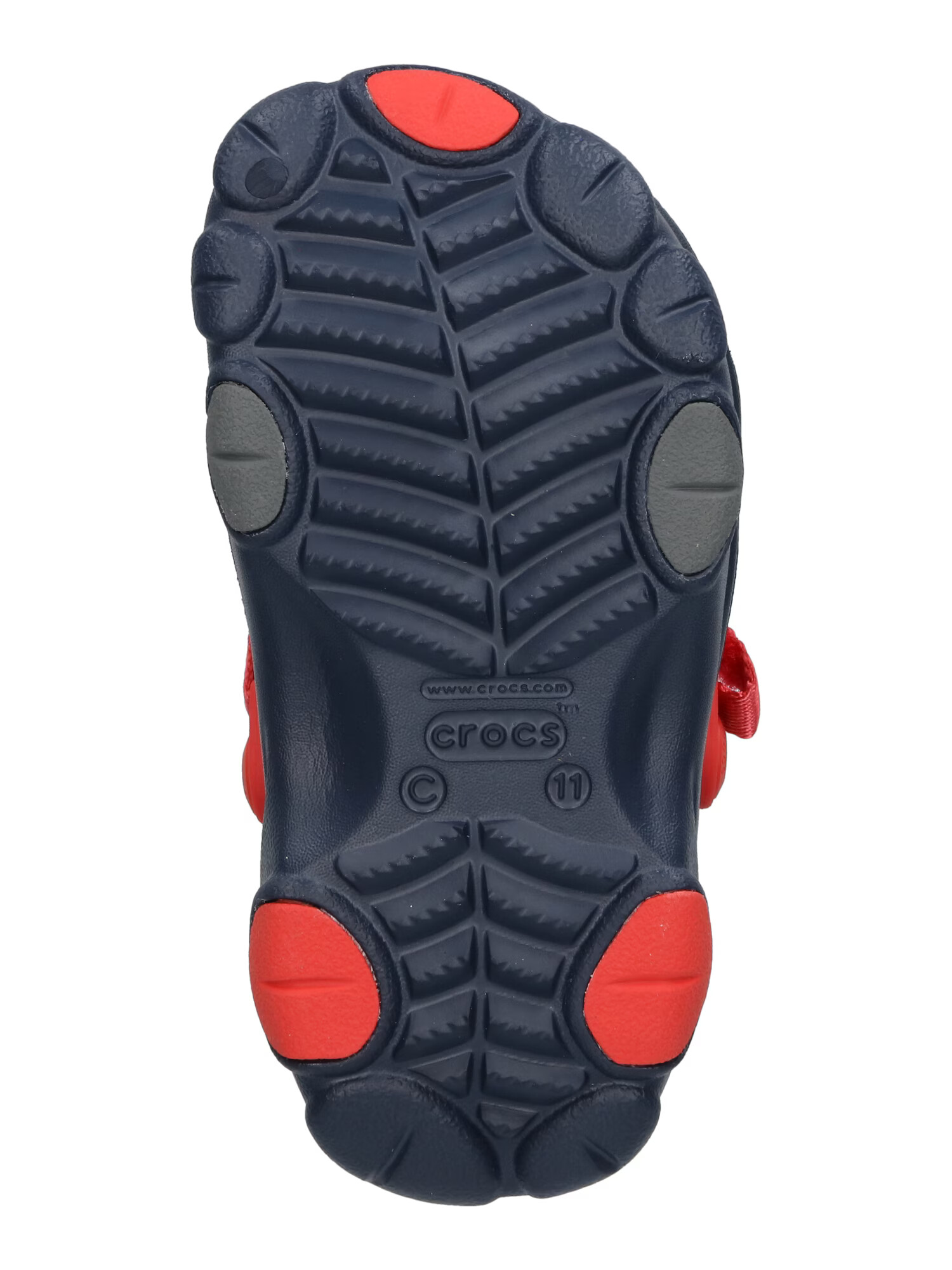 Crocs Pantofi deschiși albastru marin / gri / roșu - Pled.ro