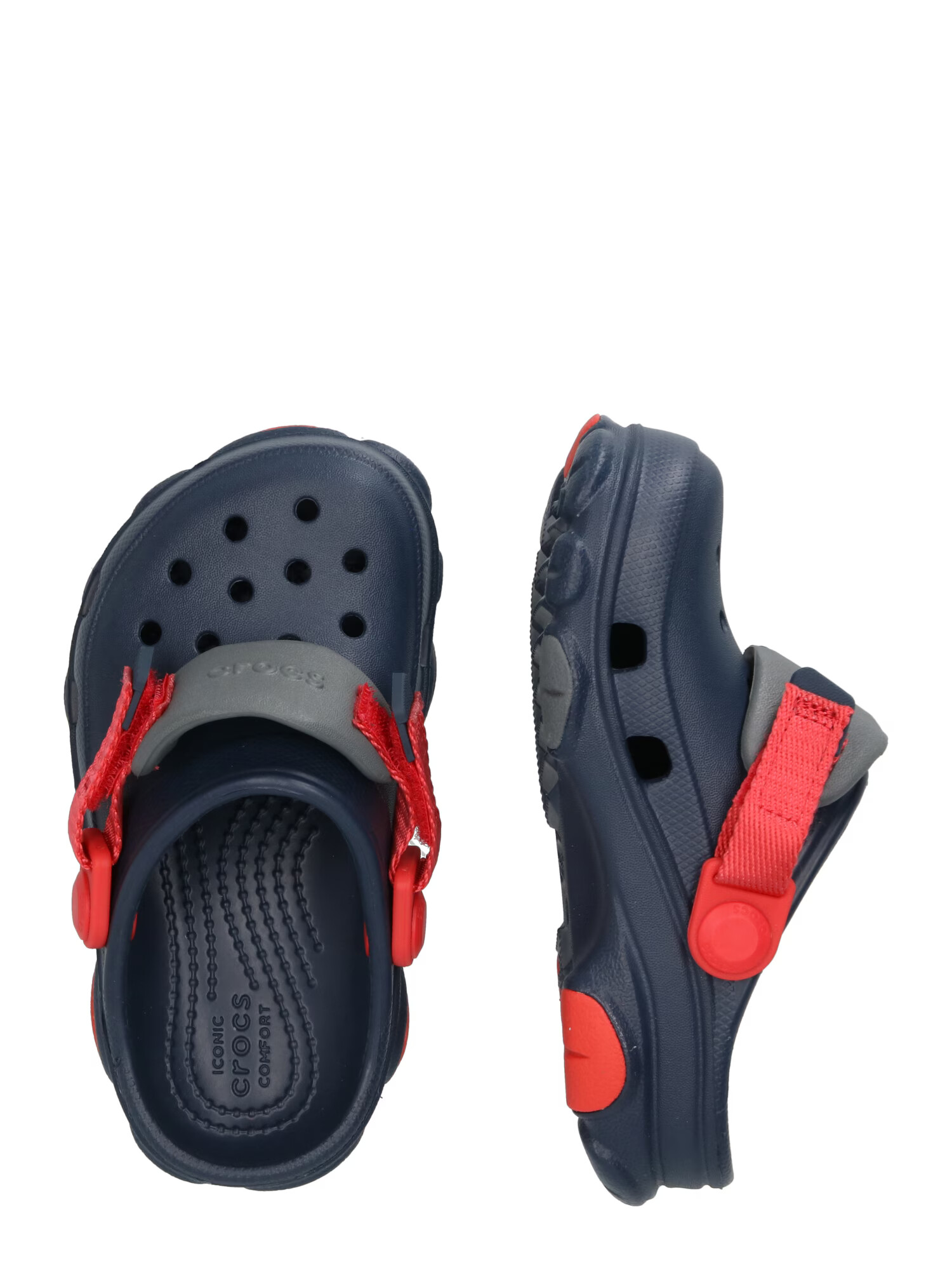 Crocs Pantofi deschiși bleumarin / gri / roșu - Pled.ro