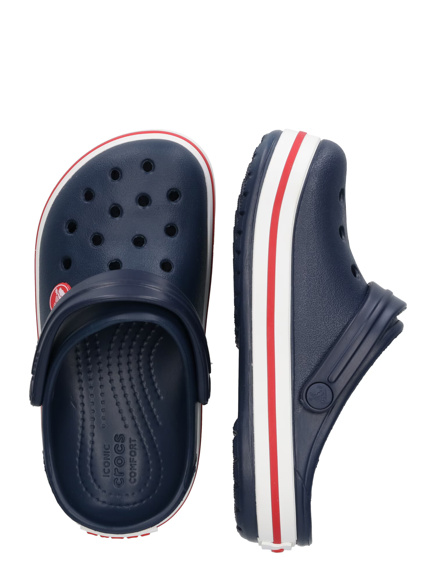 Crocs Pantofi deschiși bleumarin / roșu / alb - Pled.ro