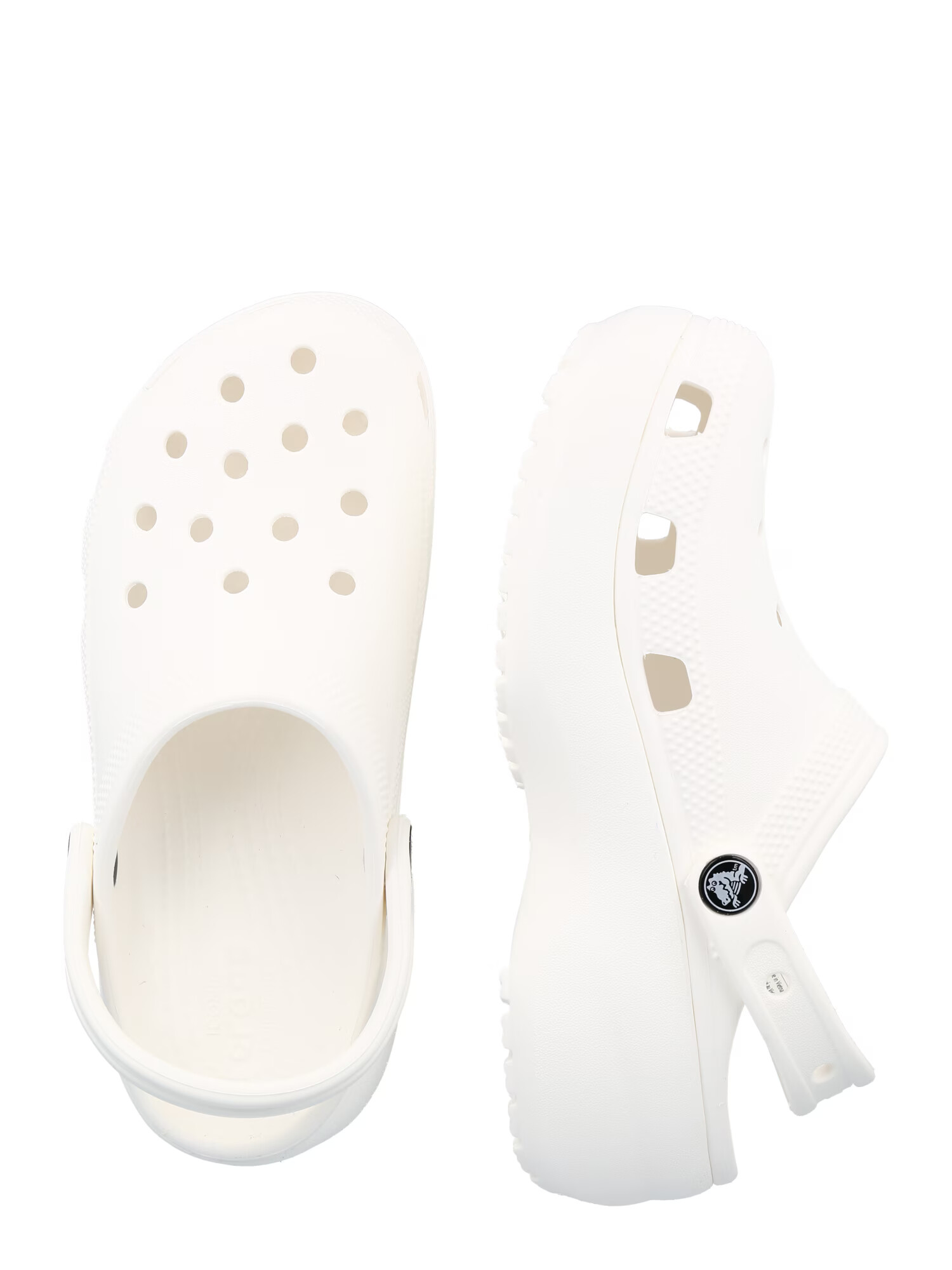 Crocs Saboţi 'Classic' alb - Pled.ro