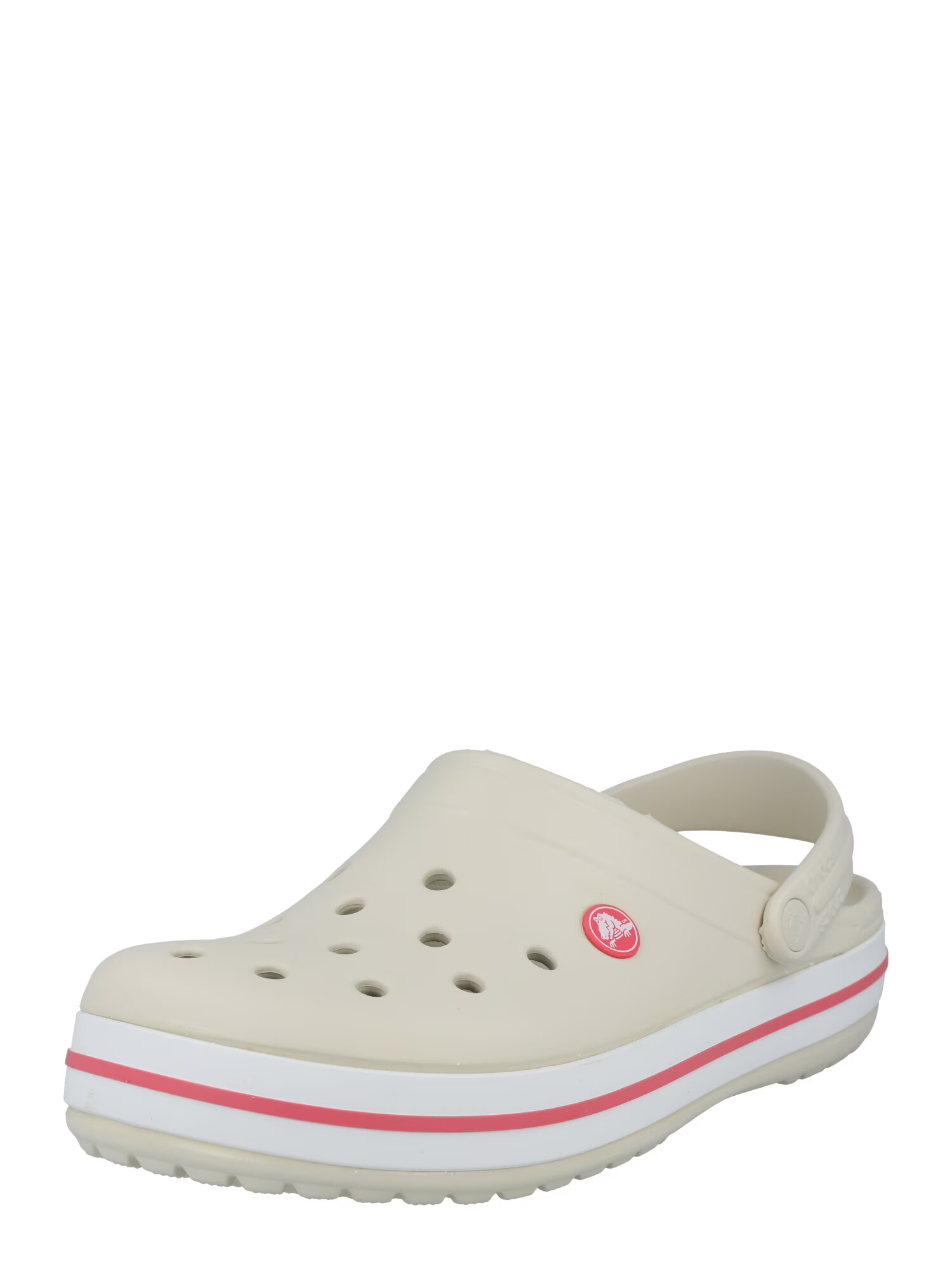 Crocs Saboţi bej / roșu pastel / alb - Pled.ro