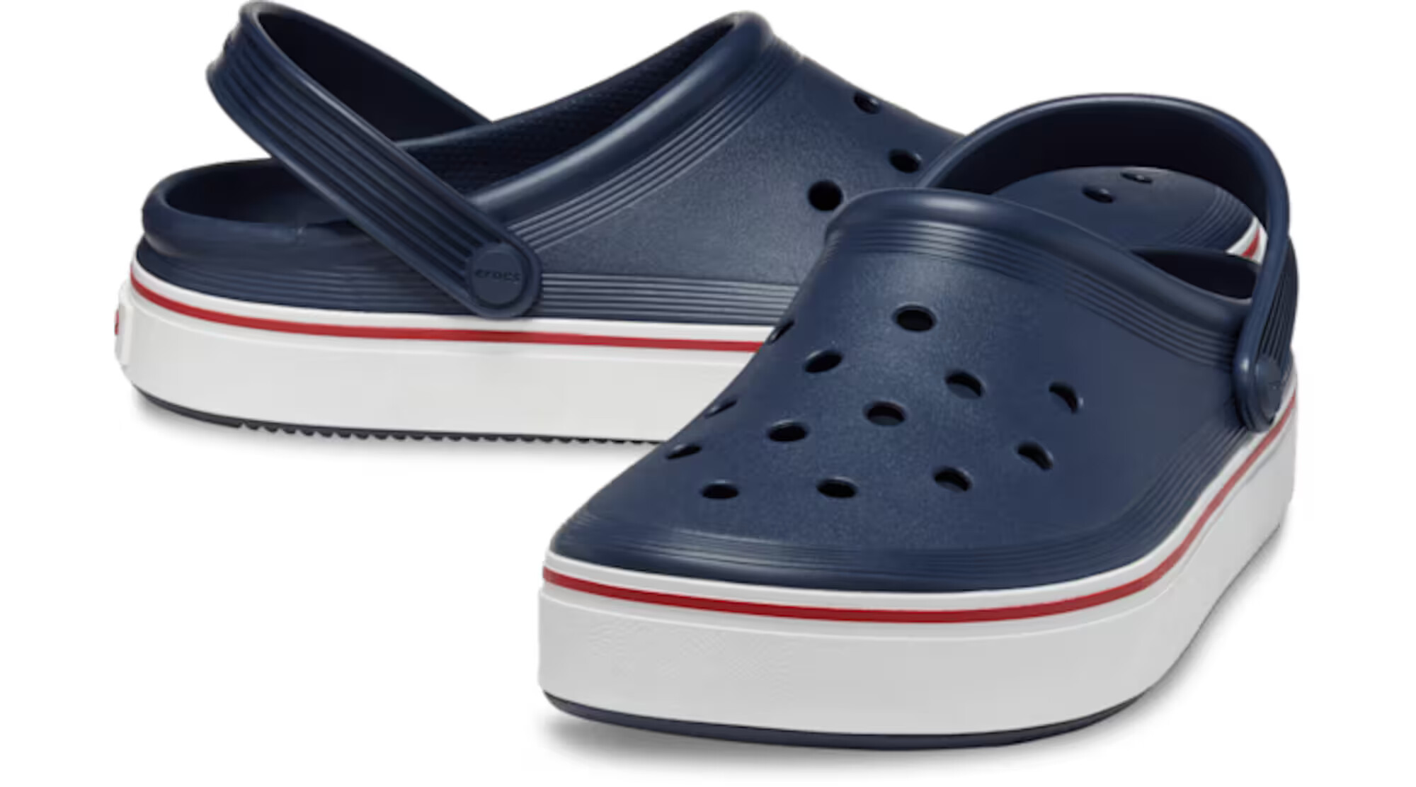 Crocs Saboţi bleumarin / roșu / alb - Pled.ro