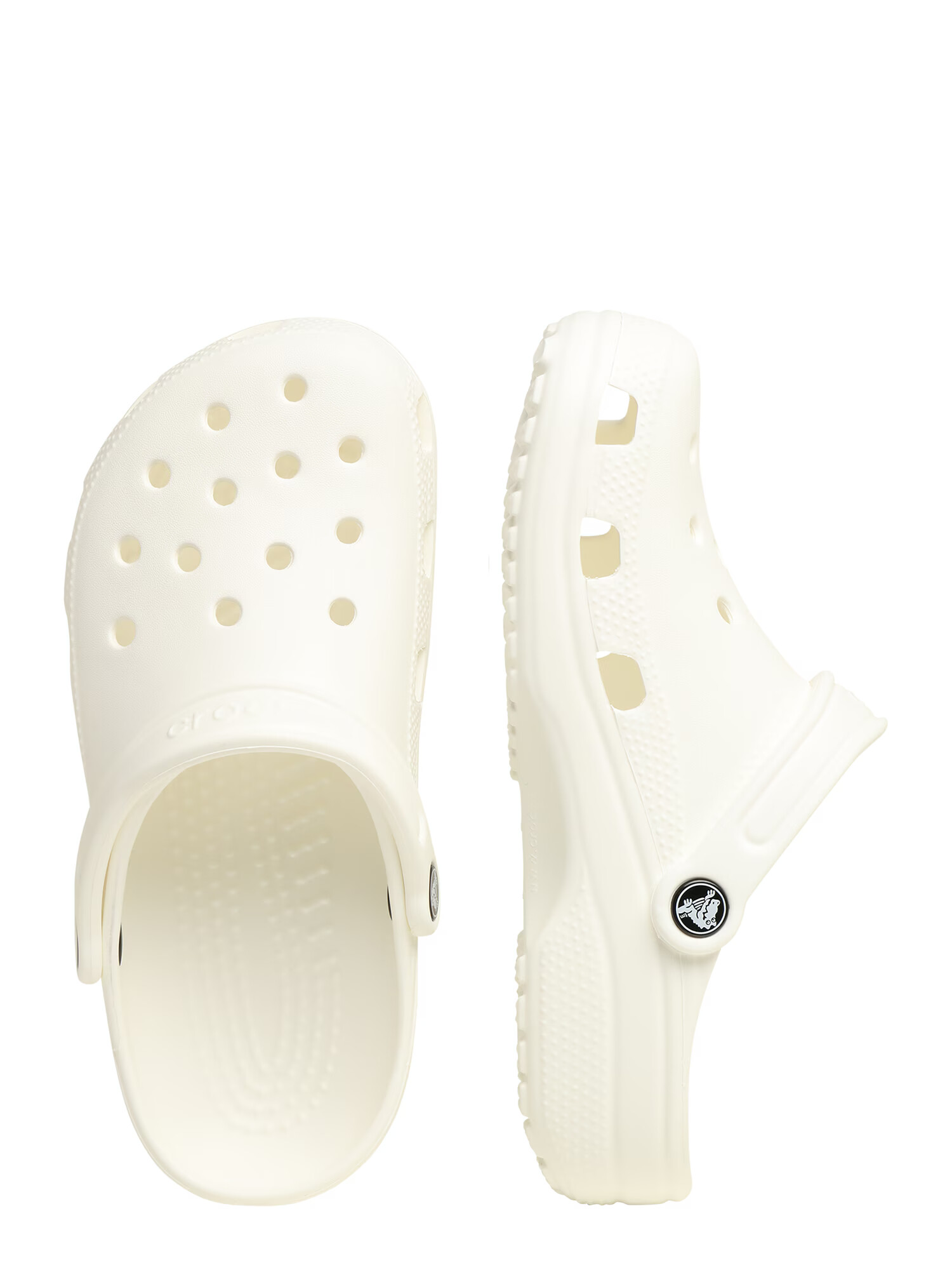 Crocs Saboţi 'Classic' alb - Pled.ro