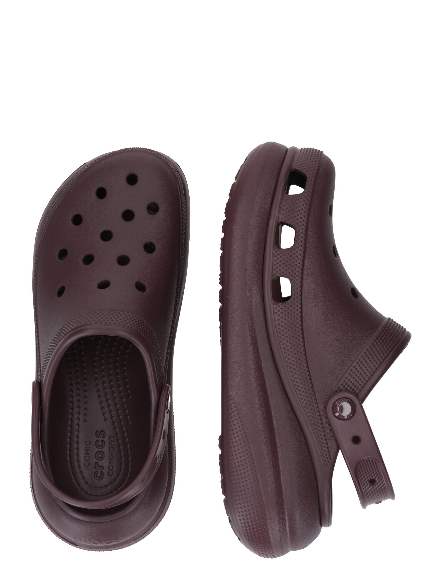 Crocs Saboţi 'Classic Crush' roşu închis - Pled.ro