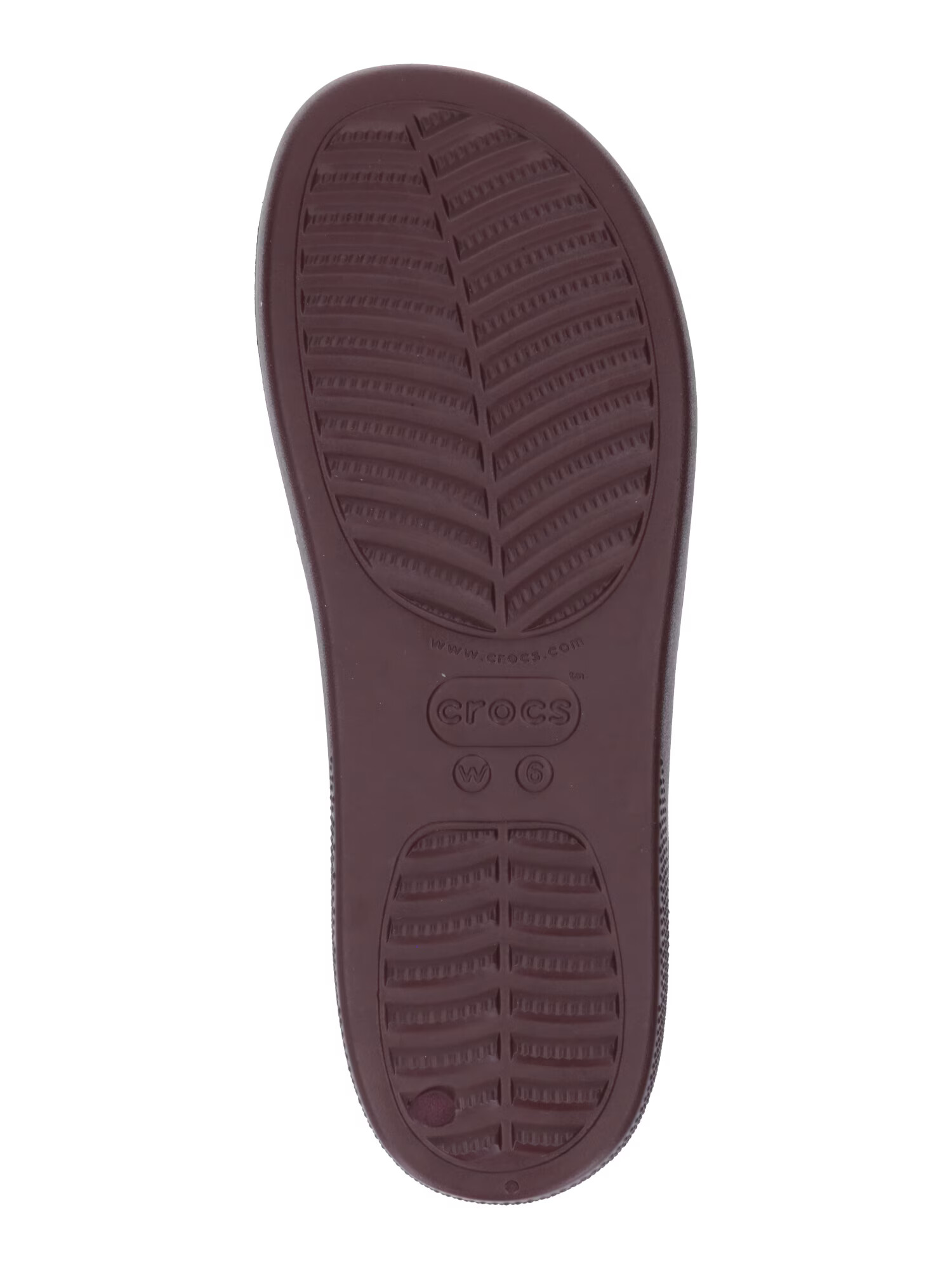 Crocs Saboți roșu burgundy - Pled.ro