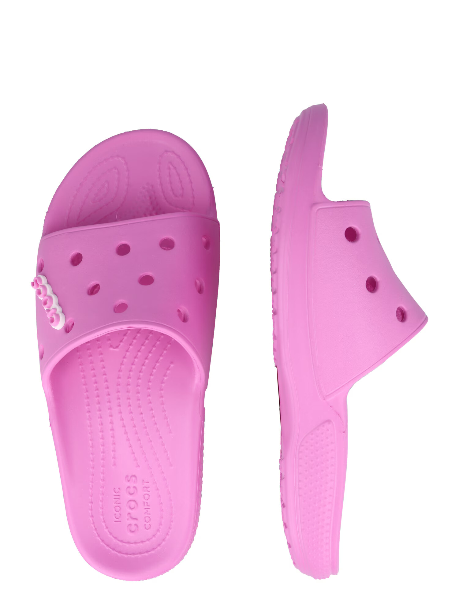 Crocs Saboți roz / alb - Pled.ro