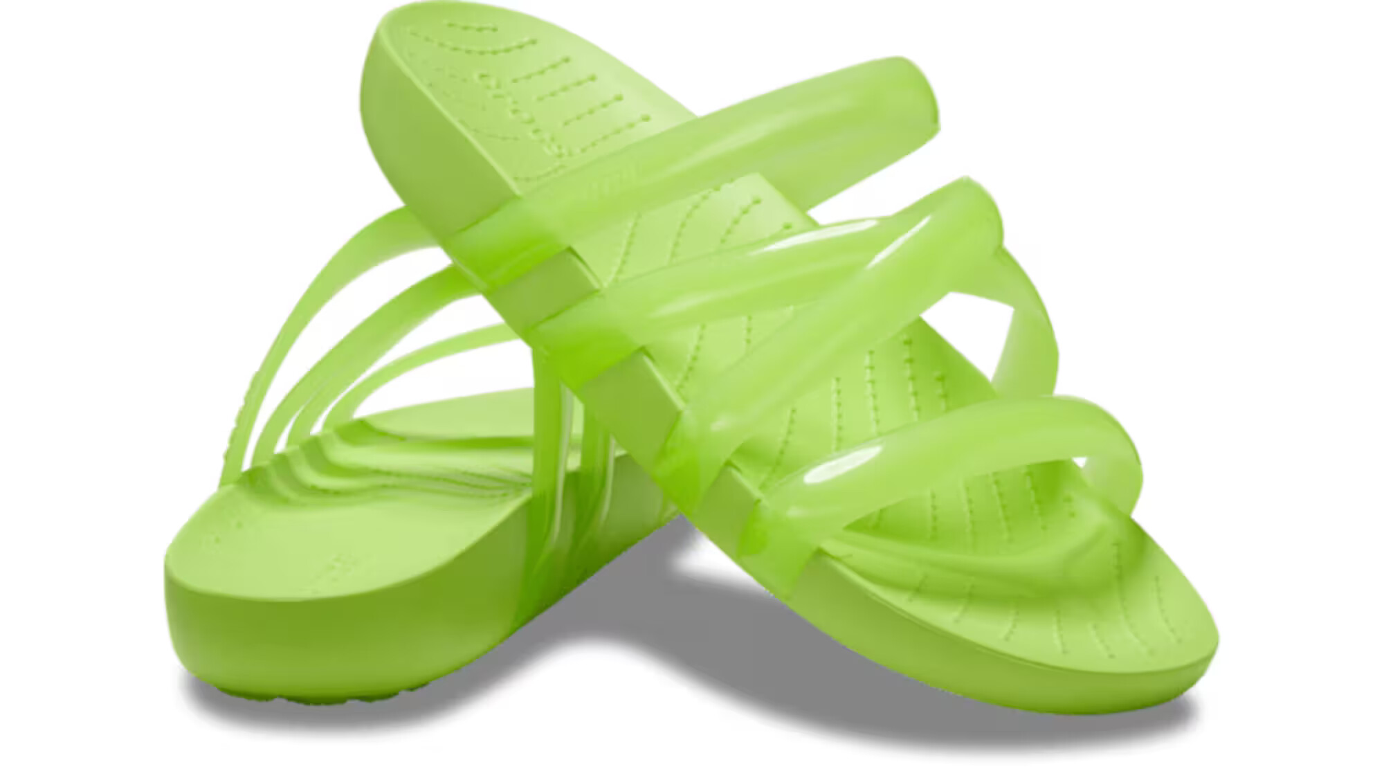 Crocs Saboți verde limetă - Pled.ro